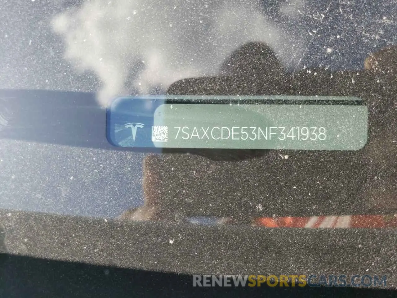10 fotografías del automóvil dañado 7SAXCDE53NF341938 TESLA MODEL X 2022