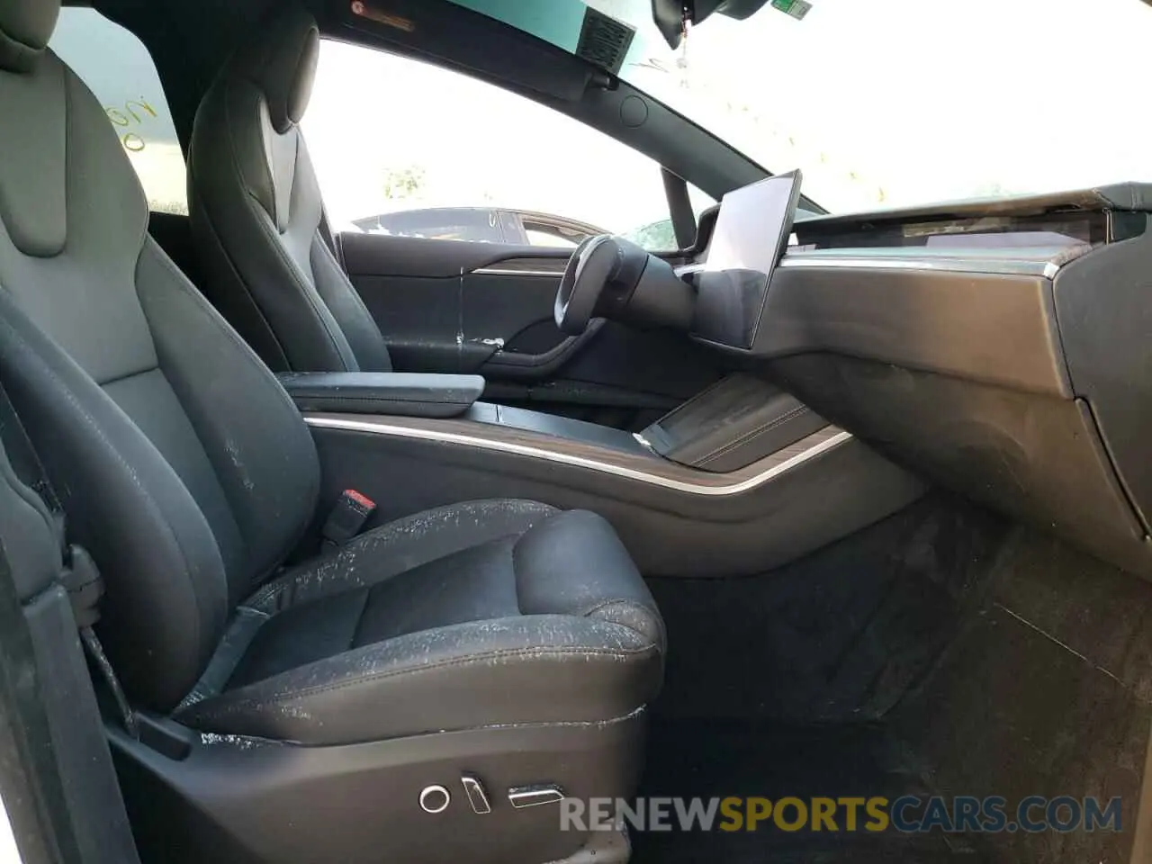 5 fotografías del automóvil dañado 7SAXCDE53NF341938 TESLA MODEL X 2022