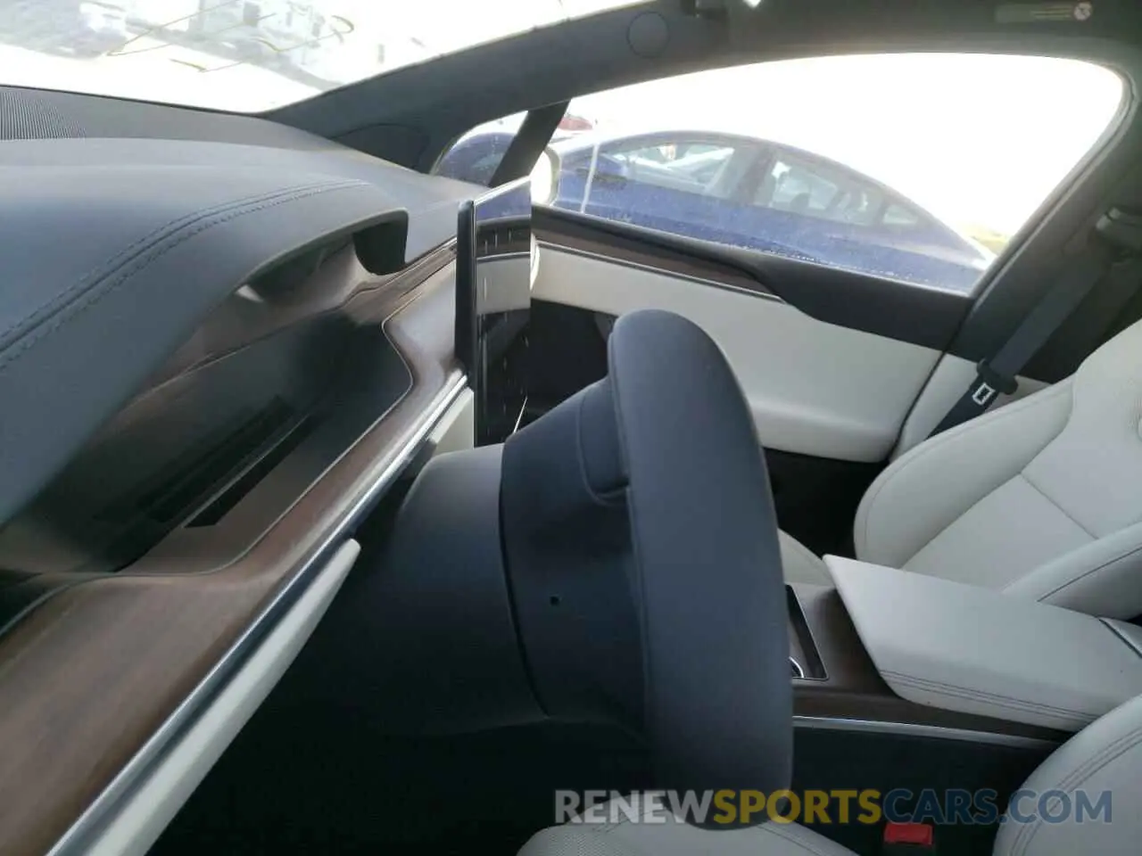 8 fotografías del automóvil dañado 7SAXCDE53NF359873 TESLA MODEL X 2022