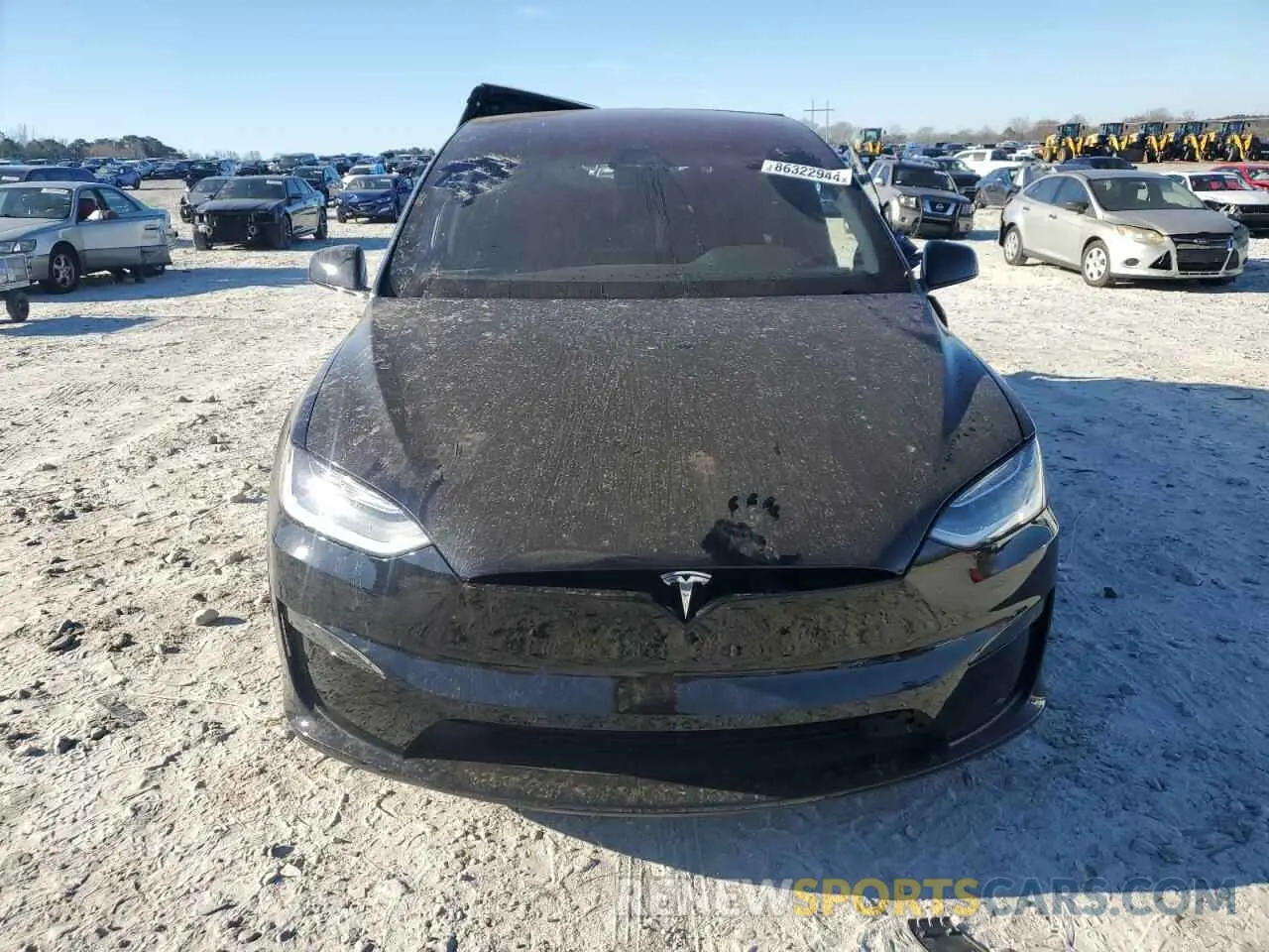 5 fotografías del automóvil dañado 7SAXCDE54NF341849 TESLA MODEL X 2022