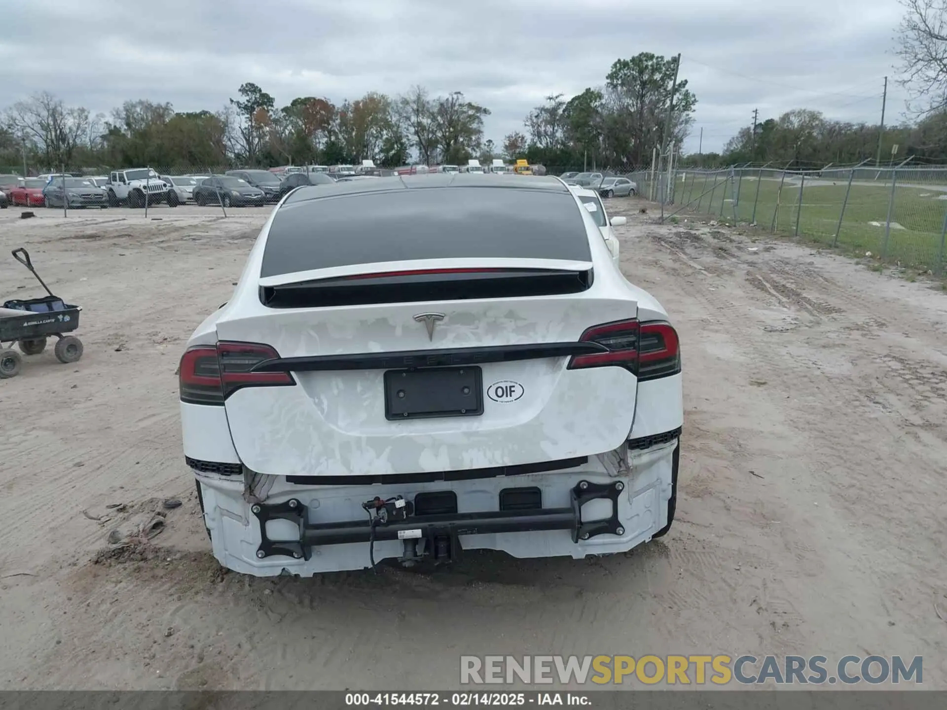 16 fotografías del automóvil dañado 7SAXCDE55NF360393 TESLA MODEL X 2022