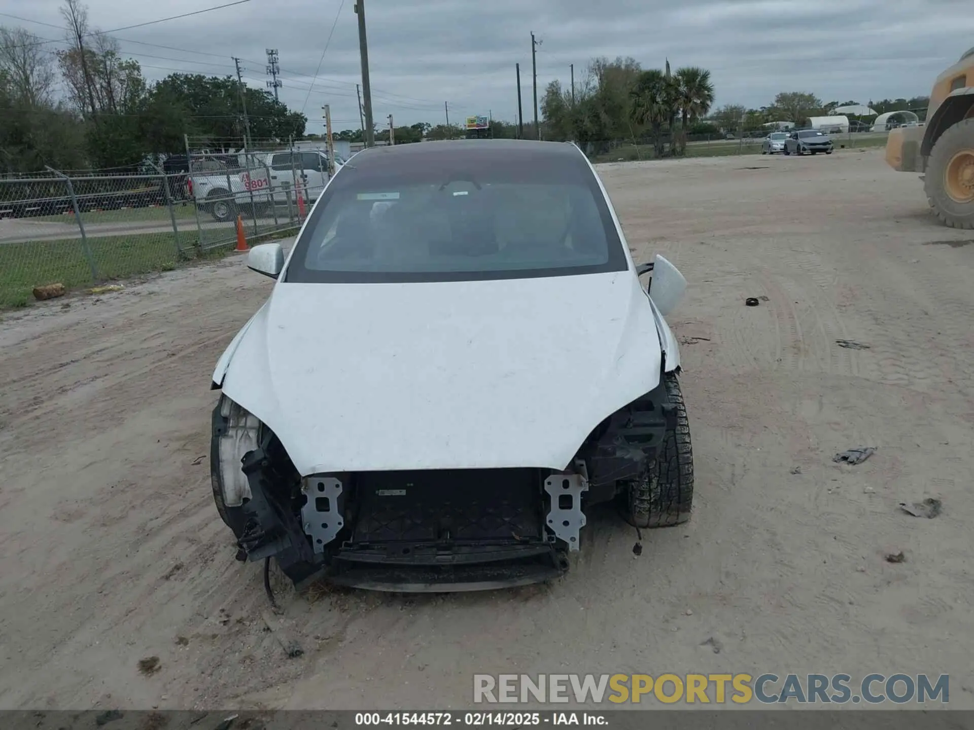 6 fotografías del automóvil dañado 7SAXCDE55NF360393 TESLA MODEL X 2022
