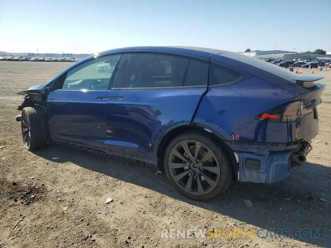 2 fotografías del automóvil dañado 7SAXCDE56NF337415 TESLA MODEL X 2022