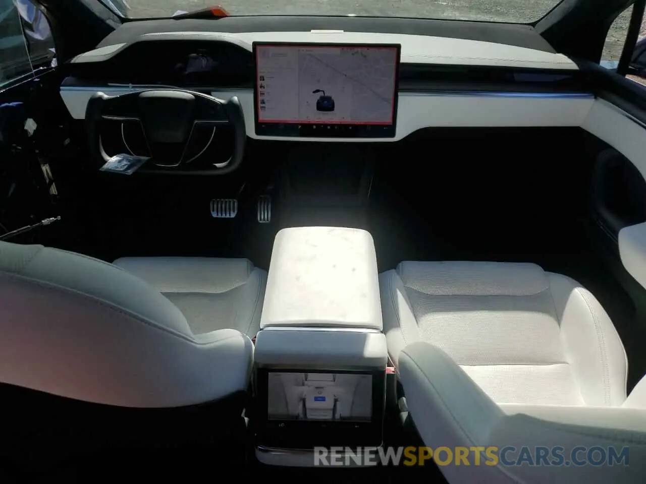 8 fotografías del automóvil dañado 7SAXCDE56NF337415 TESLA MODEL X 2022