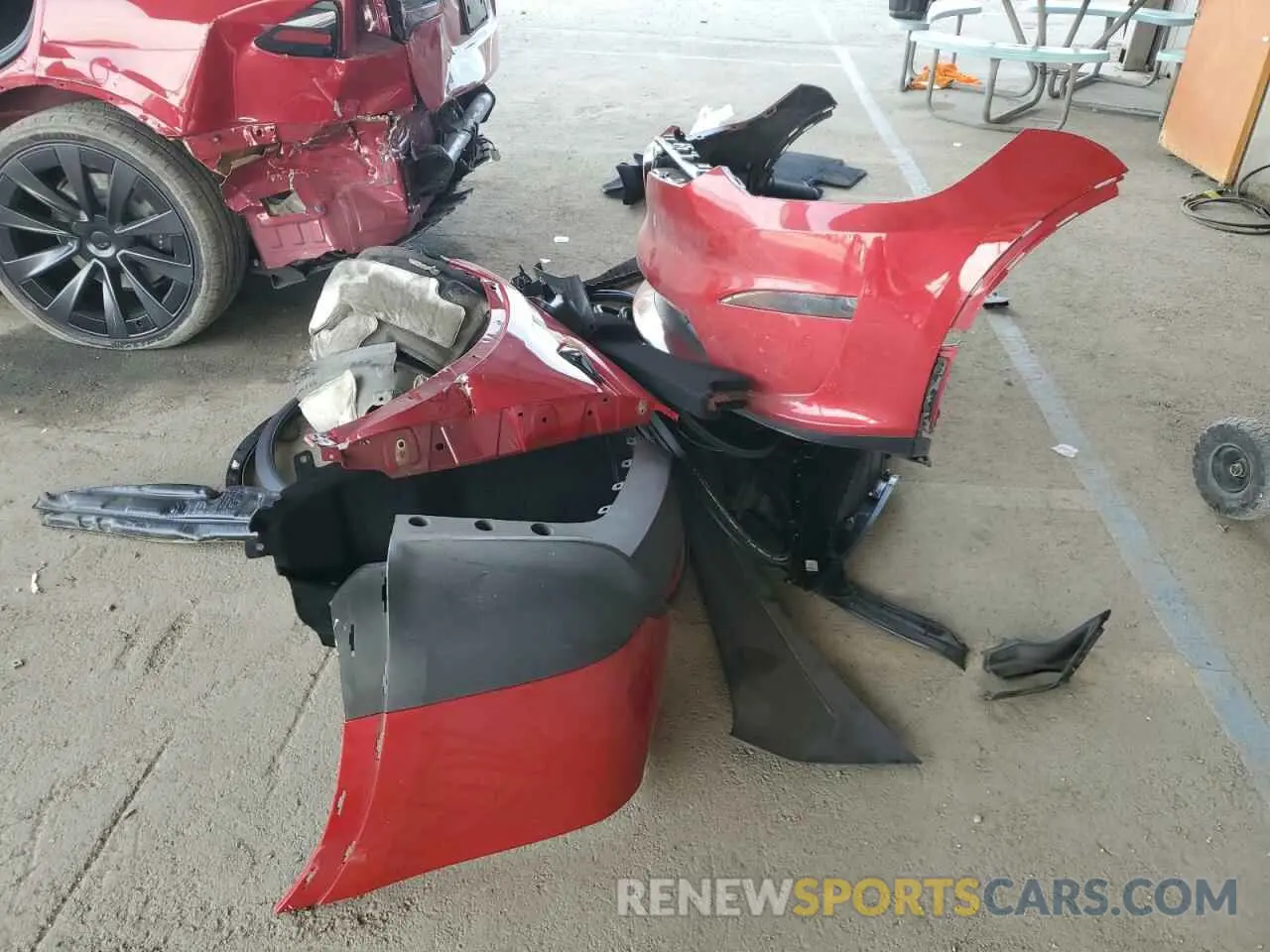 13 fotografías del automóvil dañado 7SAXCDE56NF337897 TESLA MODEL X 2022
