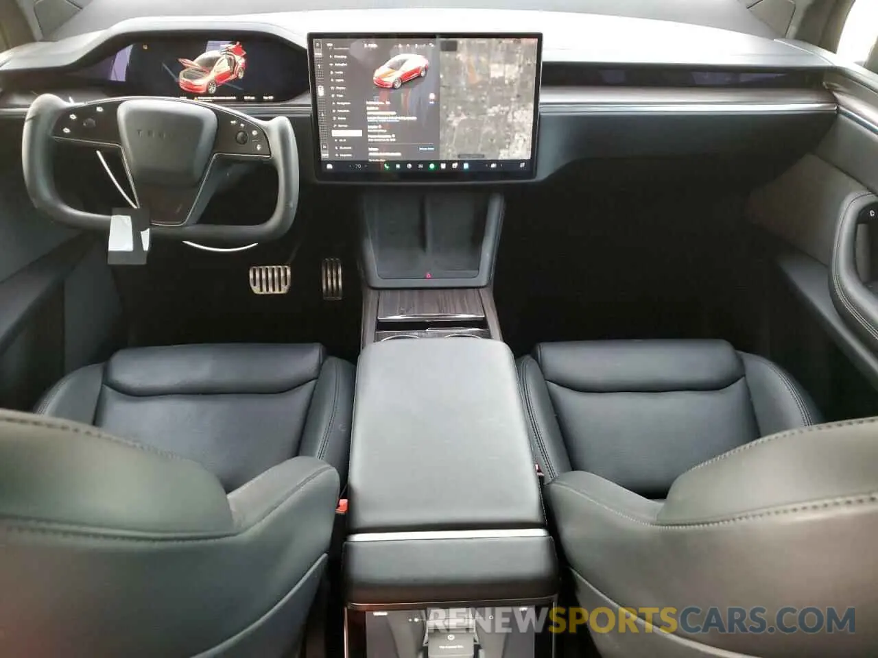 8 fotografías del automóvil dañado 7SAXCDE56NF337897 TESLA MODEL X 2022