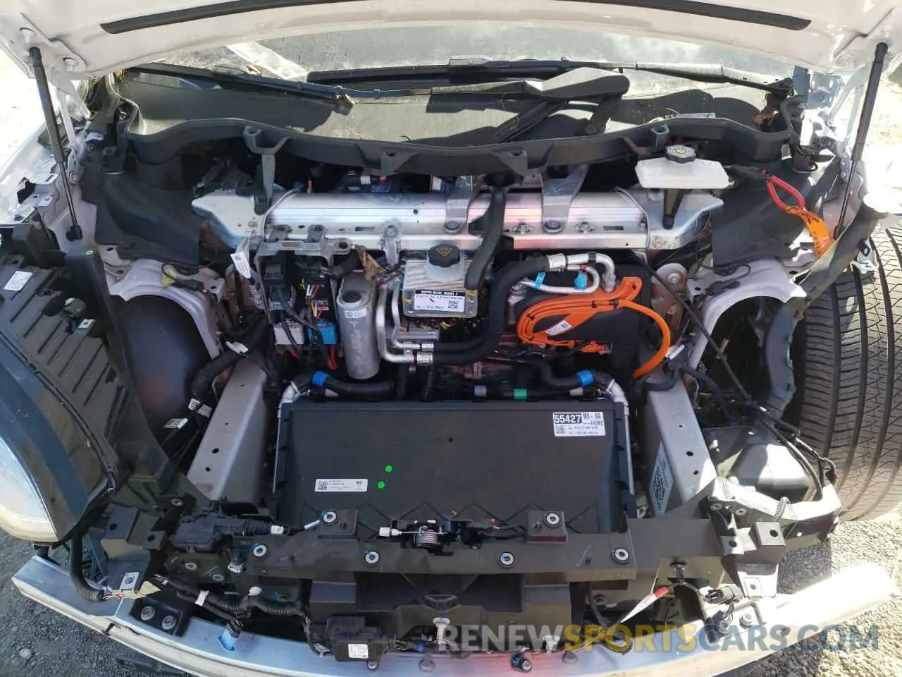 7 fotografías del automóvil dañado 7SAXCDE56NF341299 TESLA MODEL X 2022