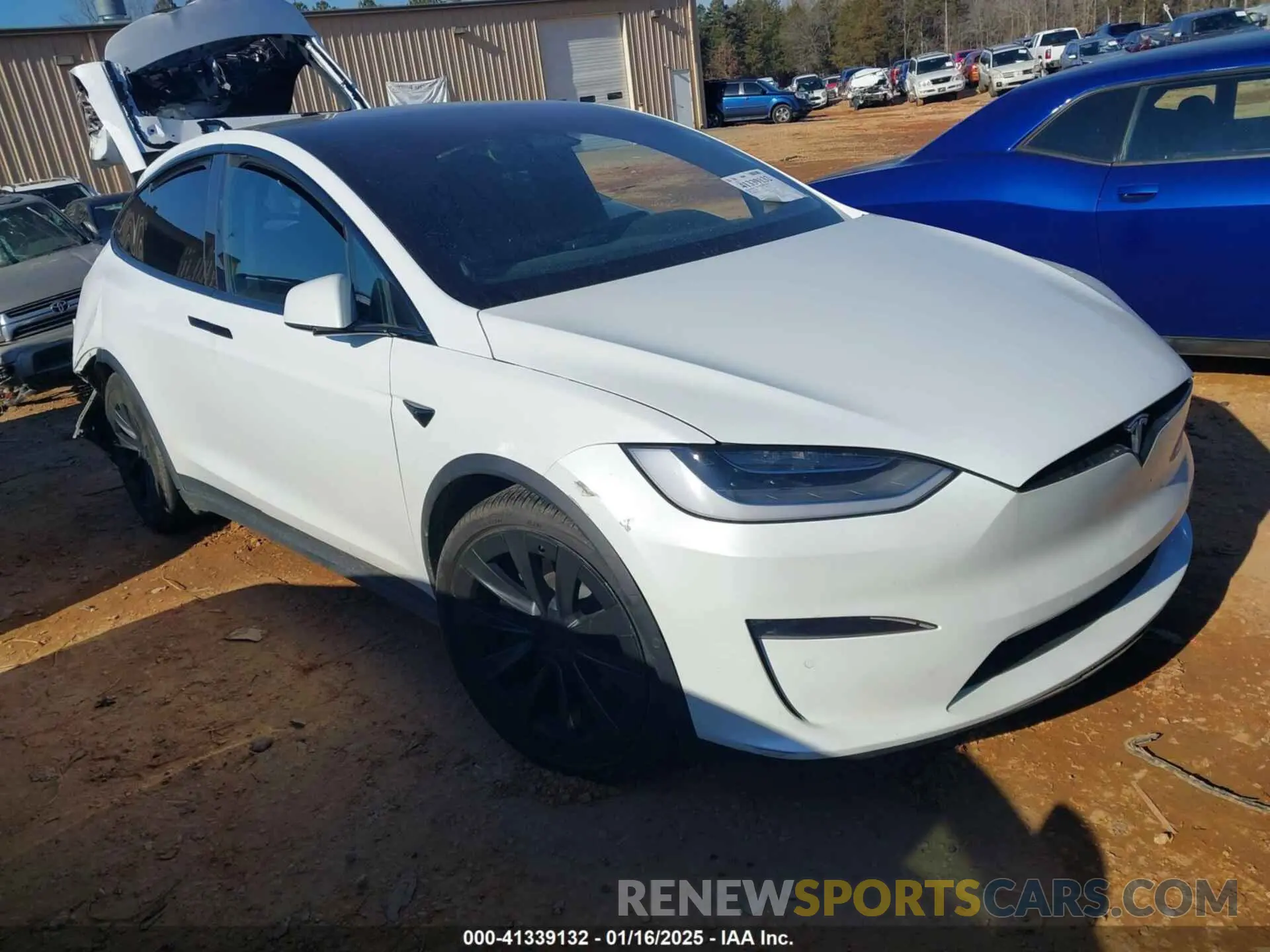 1 fotografías del automóvil dañado 7SAXCDE56NF358913 TESLA MODEL X 2022