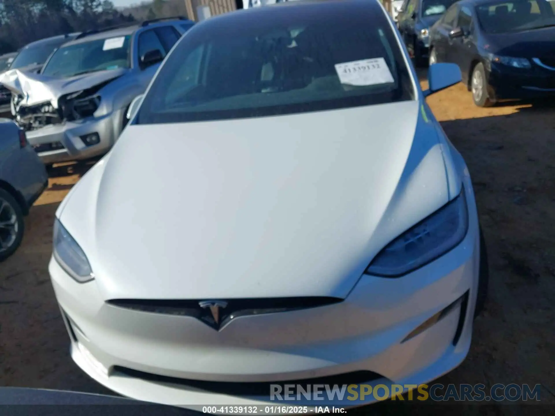 12 fotografías del automóvil dañado 7SAXCDE56NF358913 TESLA MODEL X 2022