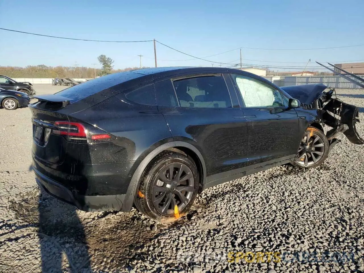 3 fotografías del automóvil dañado 7SAXCDE58NF339327 TESLA MODEL X 2022
