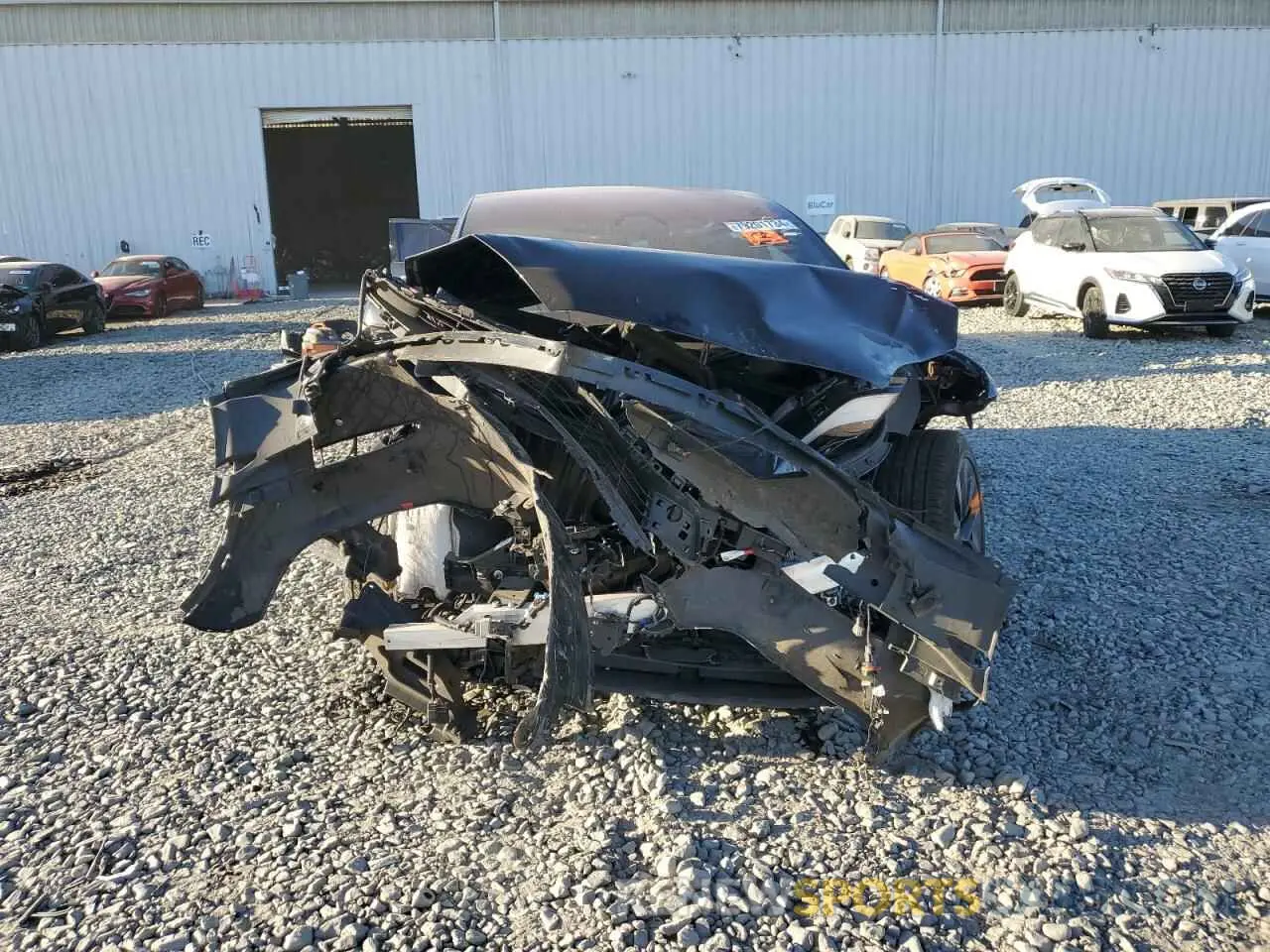 5 fotografías del automóvil dañado 7SAXCDE58NF339327 TESLA MODEL X 2022