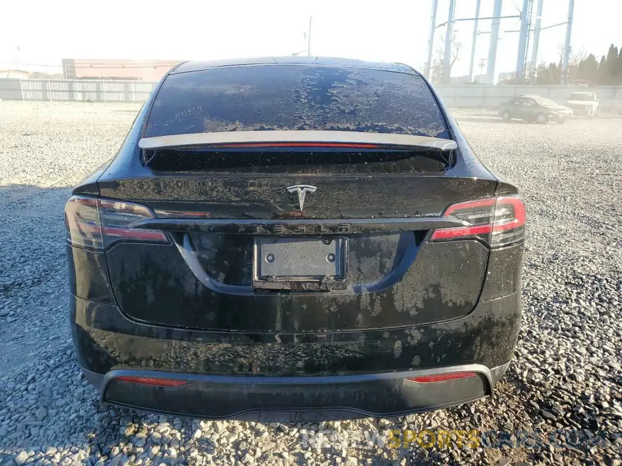 6 fotografías del automóvil dañado 7SAXCDE58NF339327 TESLA MODEL X 2022