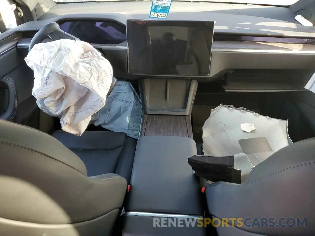 8 fotografías del automóvil dañado 7SAXCDE58NF339327 TESLA MODEL X 2022