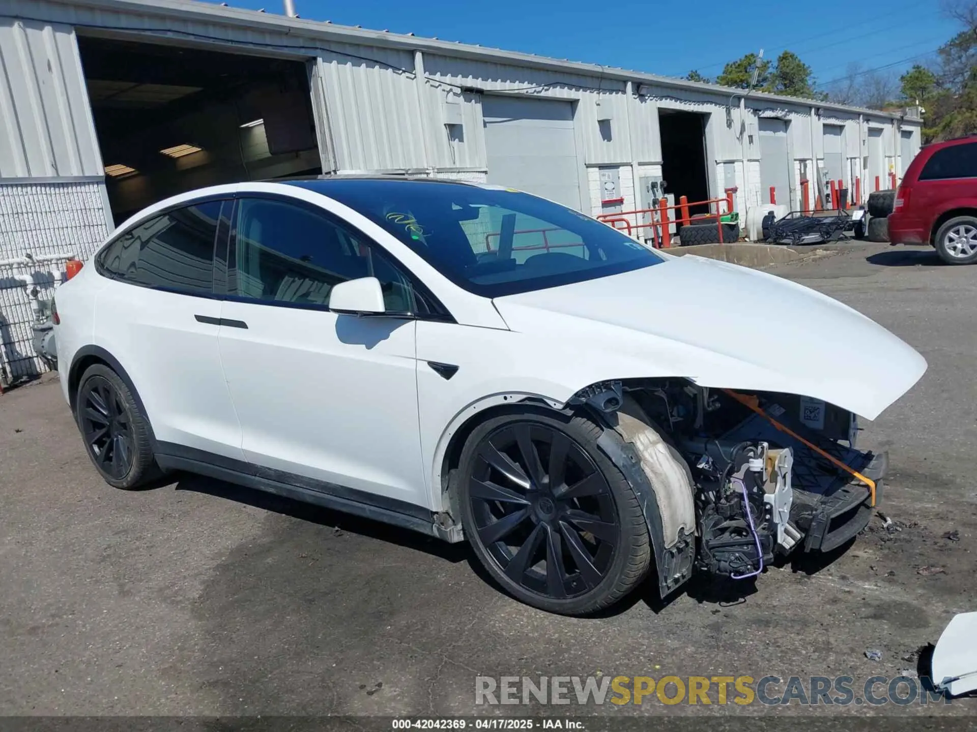 1 fotografías del automóvil dañado 7SAXCDE58NF342776 TESLA MODEL X 2022