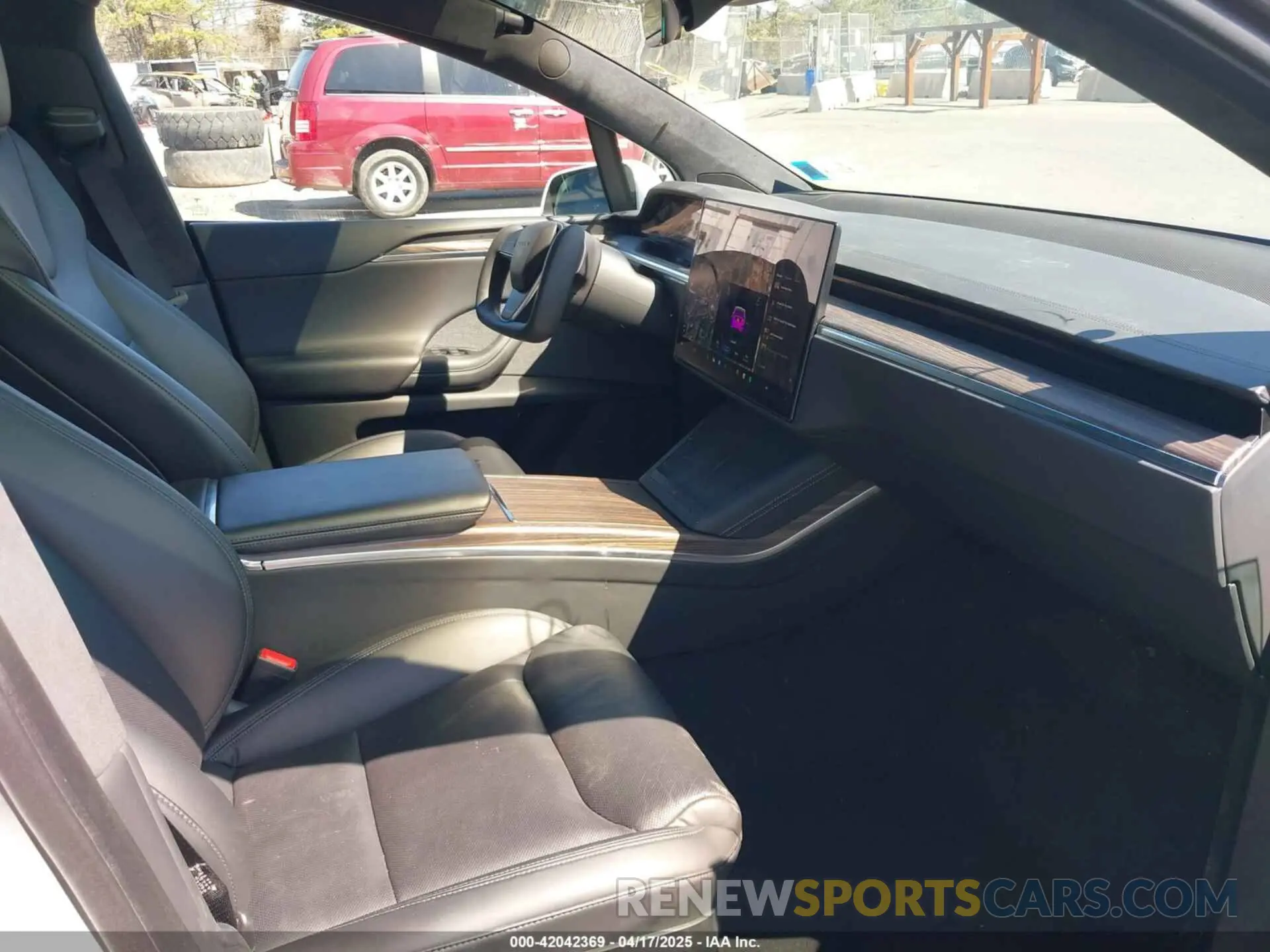 5 fotografías del automóvil dañado 7SAXCDE58NF342776 TESLA MODEL X 2022