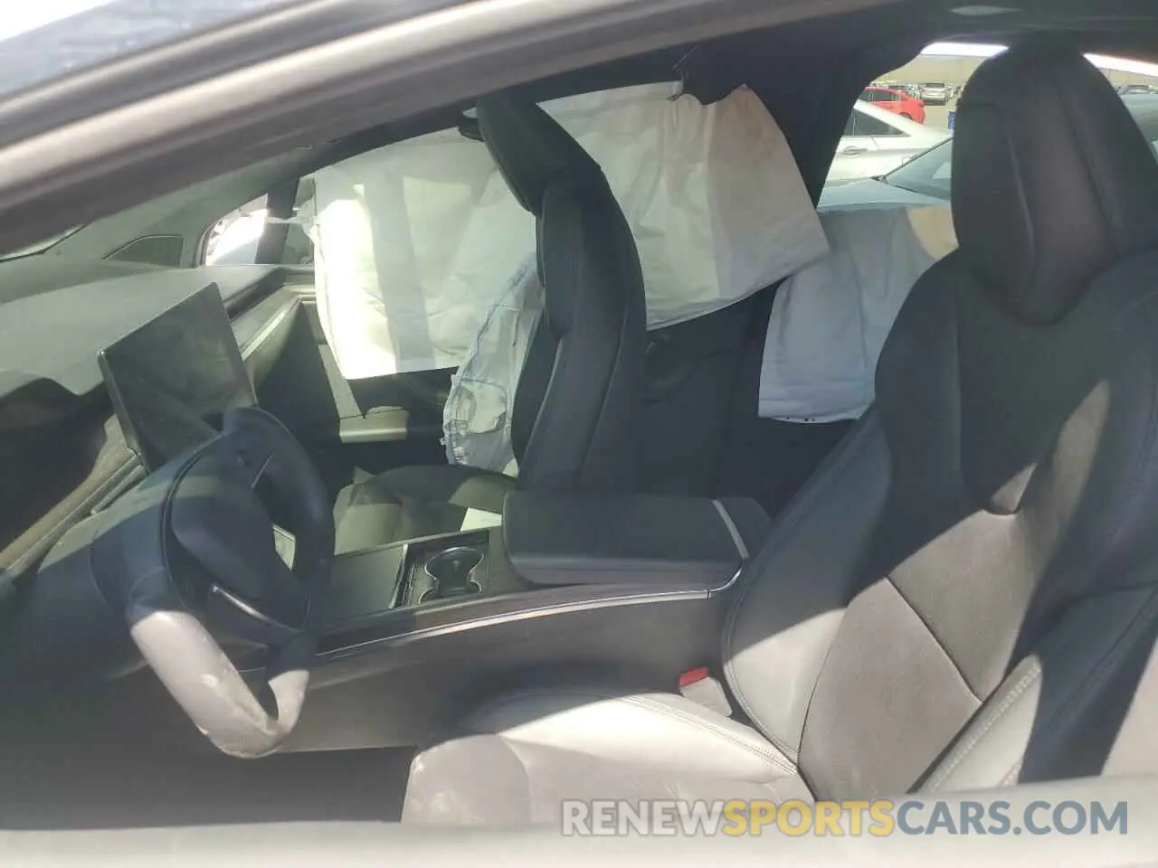 7 fotografías del automóvil dañado 7SAXCDE58NF342891 TESLA MODEL X 2022