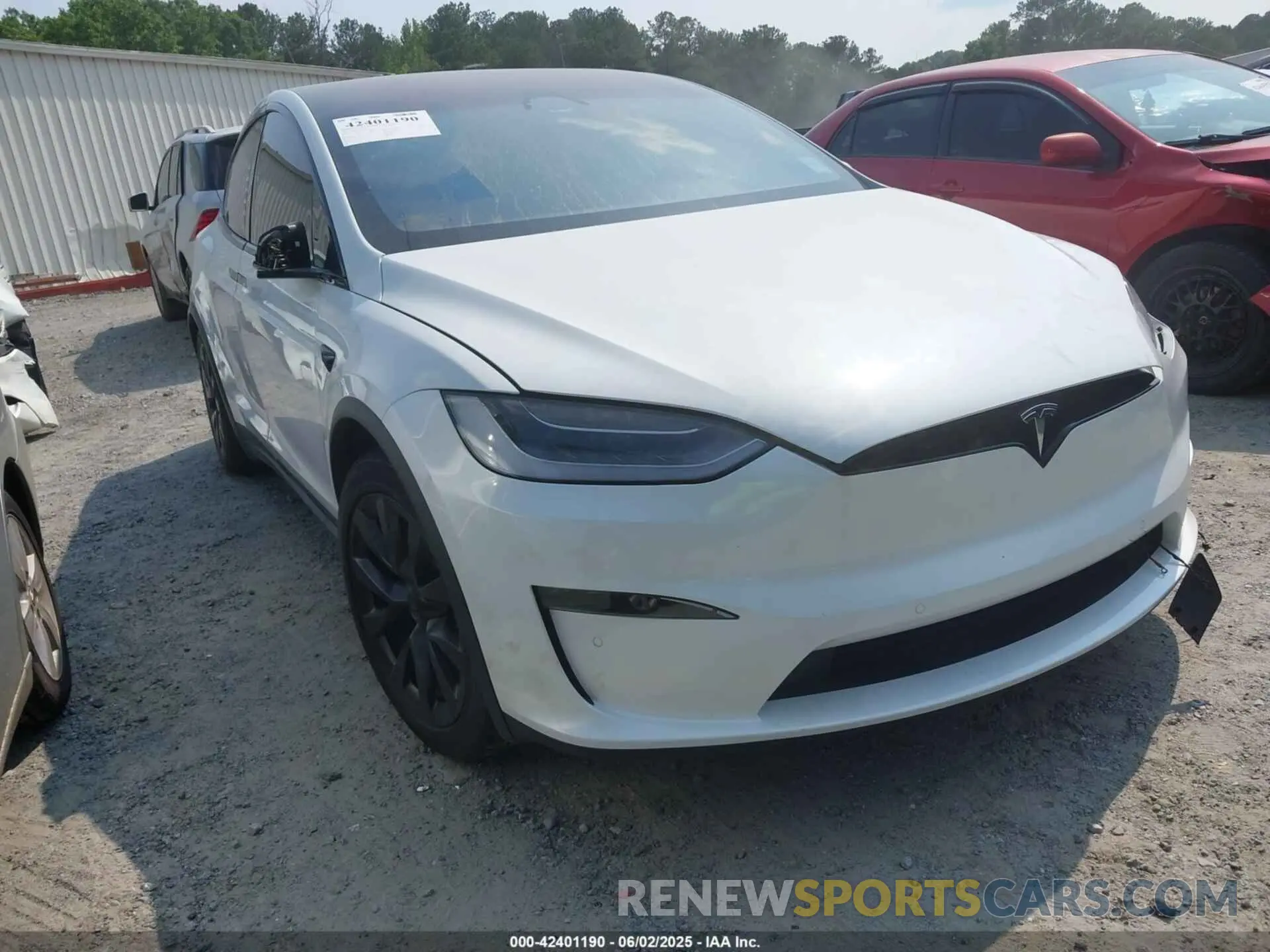 1 fotografías del automóvil dañado 7SAXCDE58NF356340 TESLA MODEL X 2022