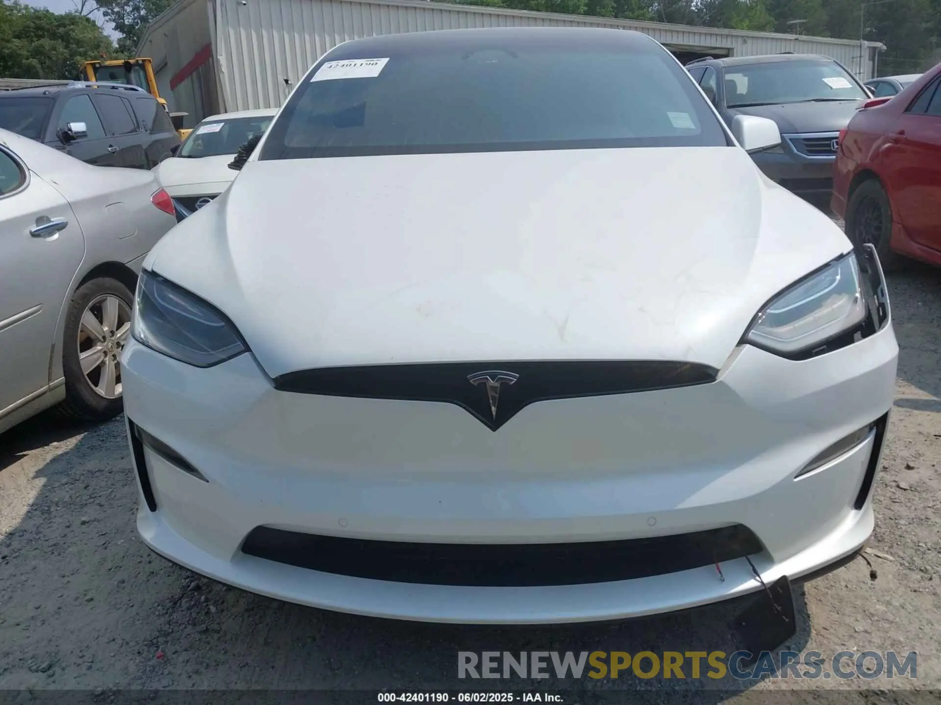 12 fotografías del automóvil dañado 7SAXCDE58NF356340 TESLA MODEL X 2022