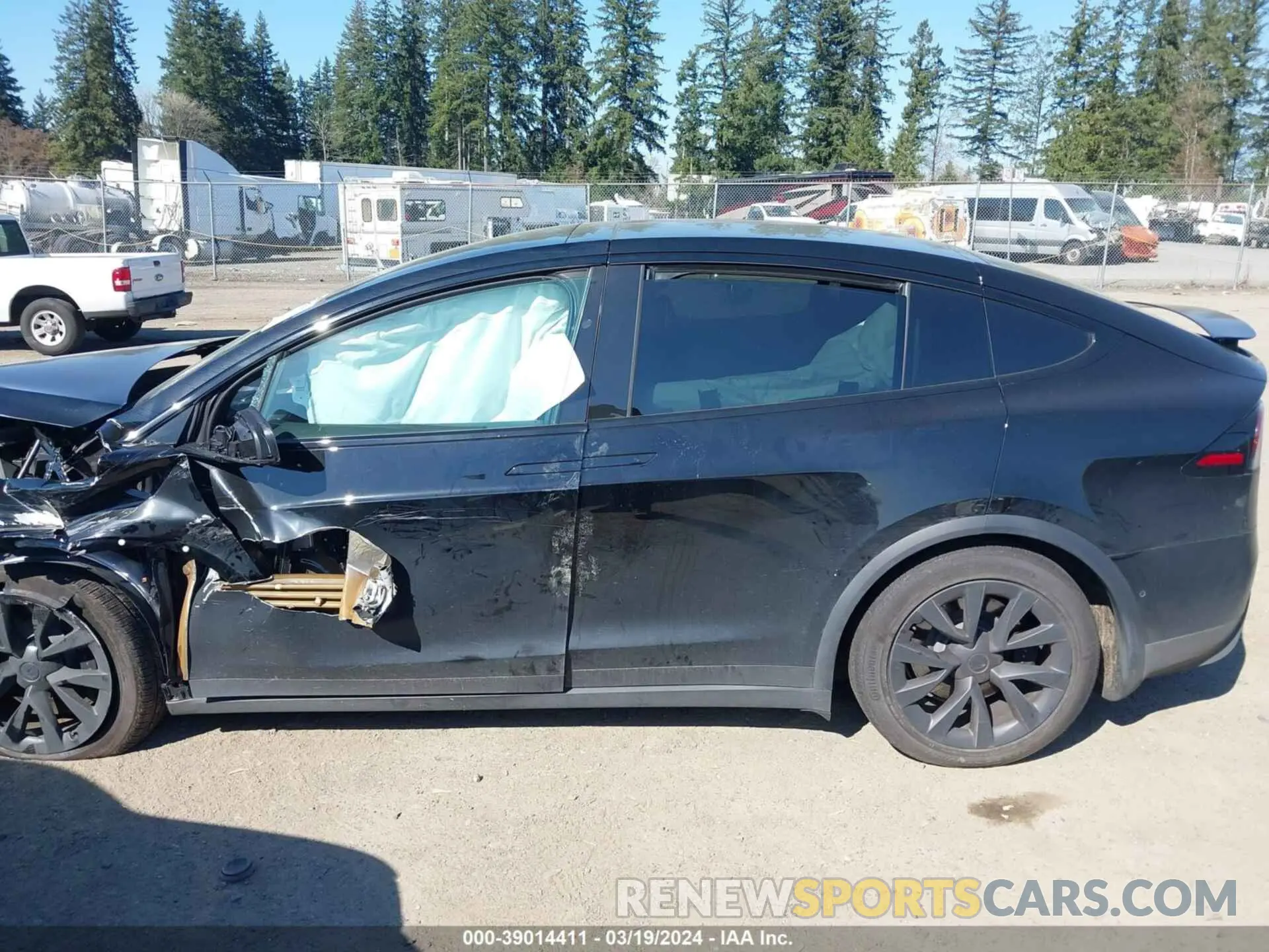 13 fotografías del automóvil dañado 7SAXCDE58NF358816 TESLA MODEL X 2022