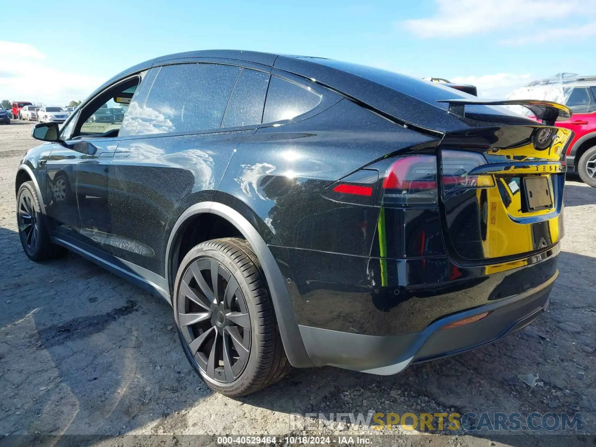3 fotografías del automóvil dañado 7SAXCDE58NF364034 TESLA MODEL X 2022