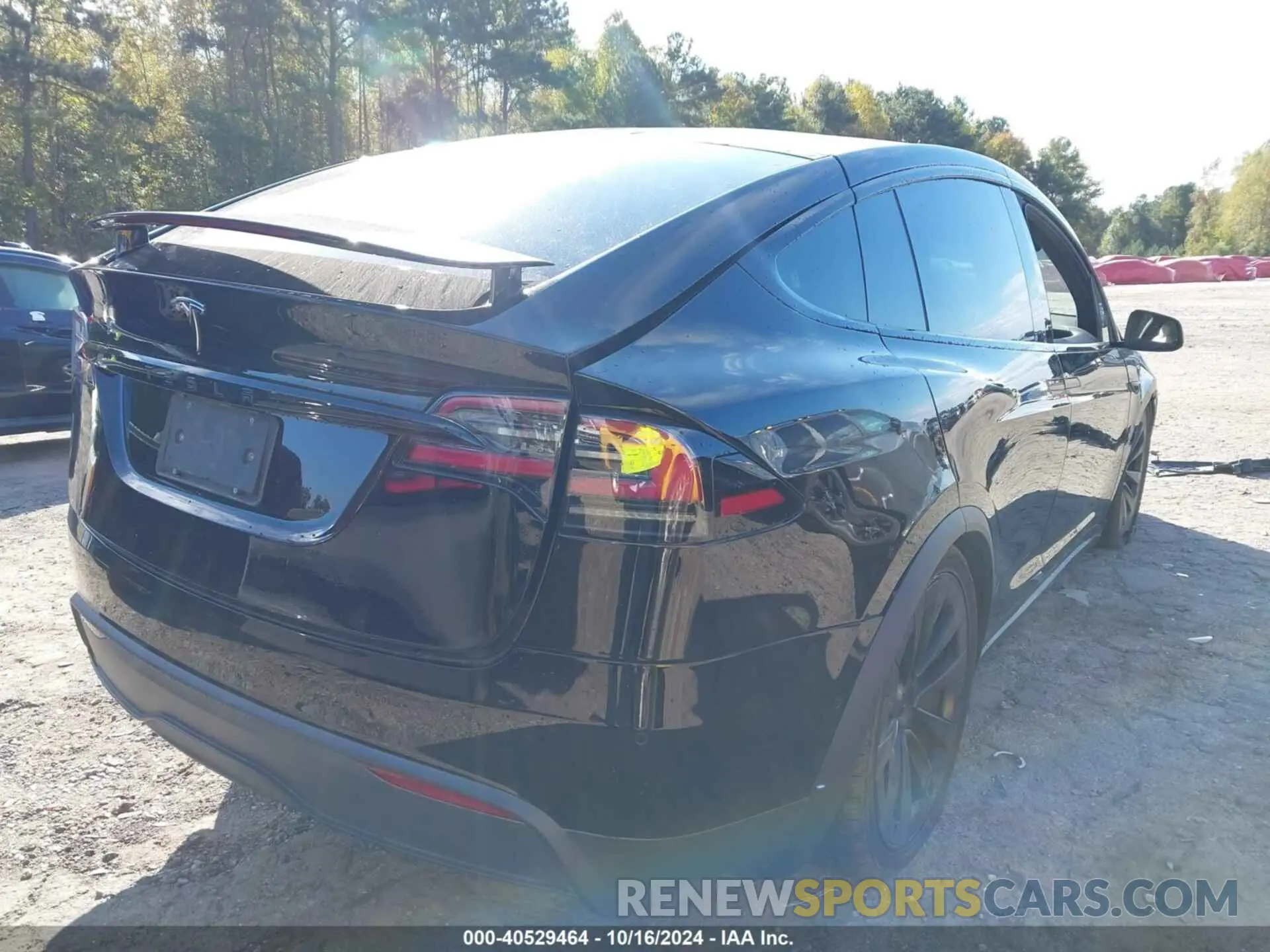 4 fotografías del automóvil dañado 7SAXCDE58NF364034 TESLA MODEL X 2022