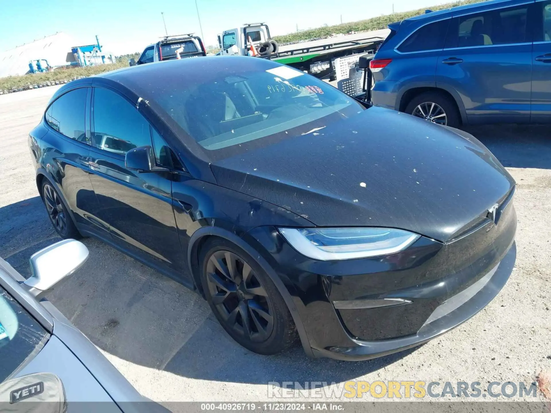 1 fotografías del automóvil dañado 7SAXCDE58NF364325 TESLA MODEL X 2022