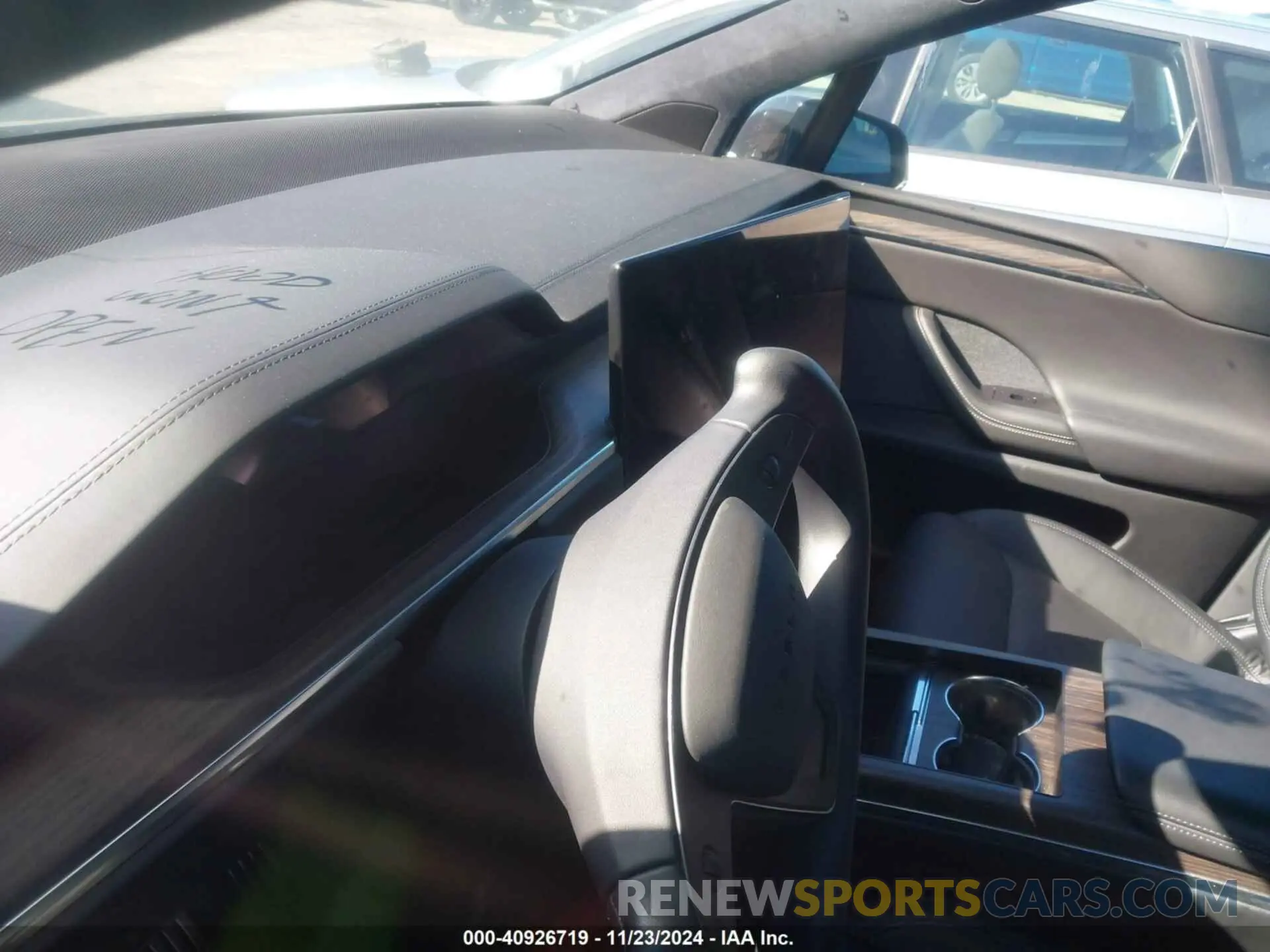 7 fotografías del automóvil dañado 7SAXCDE58NF364325 TESLA MODEL X 2022