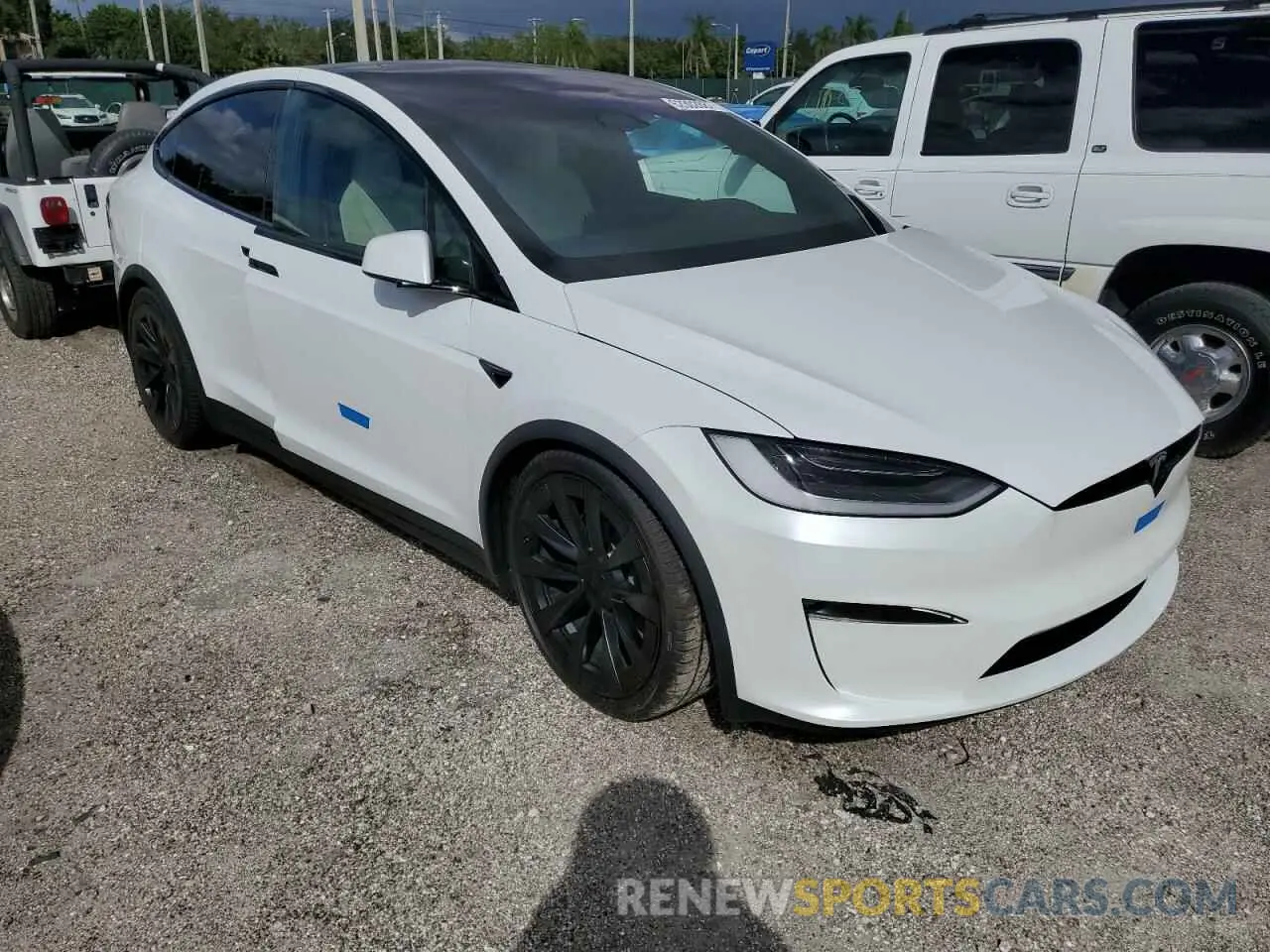 1 fotografías del automóvil dañado 7SAXCDE59NF357822 TESLA MODEL X 2022