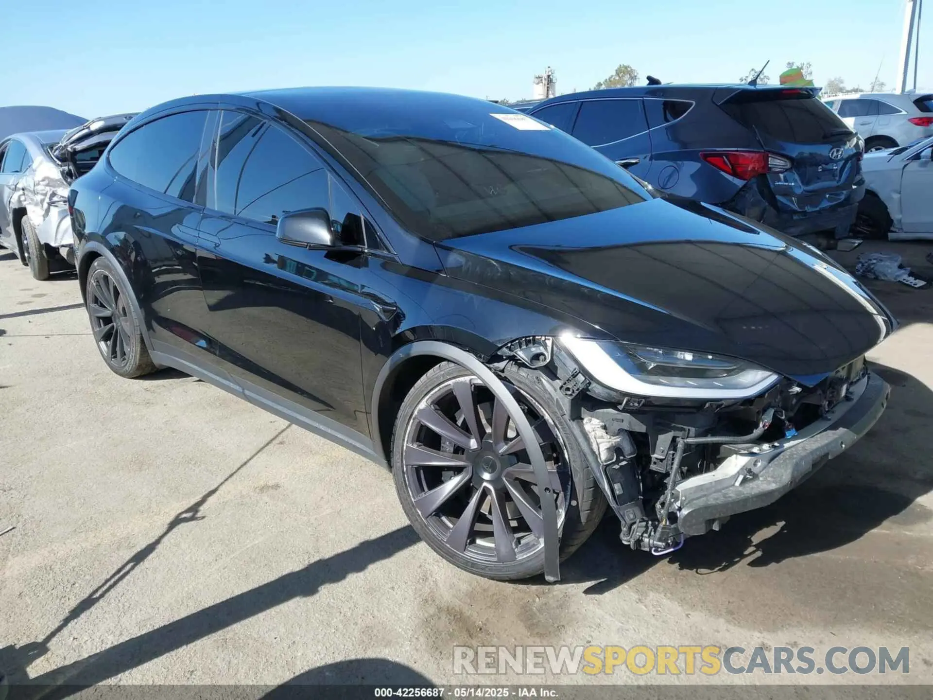 1 fotografías del automóvil dañado 7SAXCDE5XNF335585 TESLA MODEL X 2022