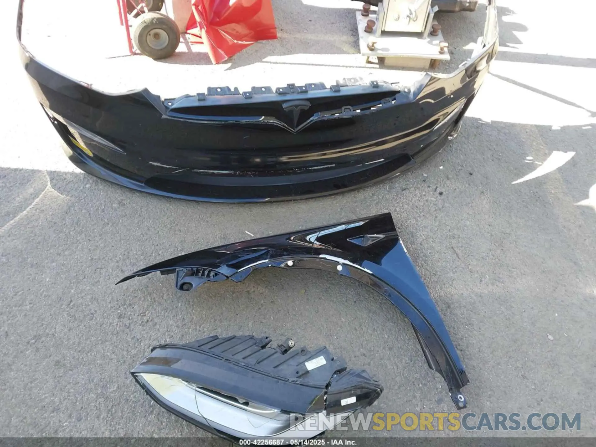 12 fotografías del automóvil dañado 7SAXCDE5XNF335585 TESLA MODEL X 2022