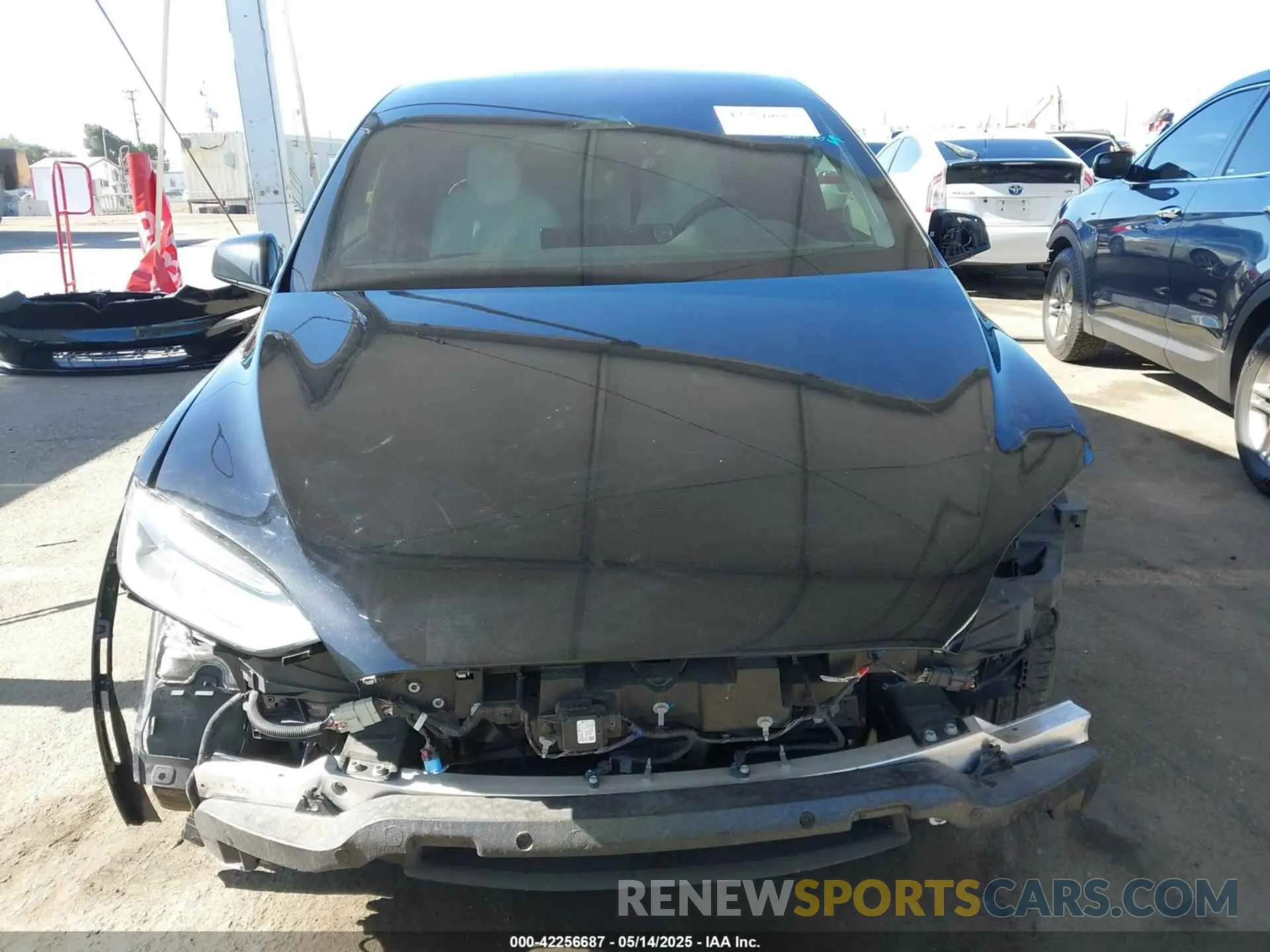 13 fotografías del automóvil dañado 7SAXCDE5XNF335585 TESLA MODEL X 2022
