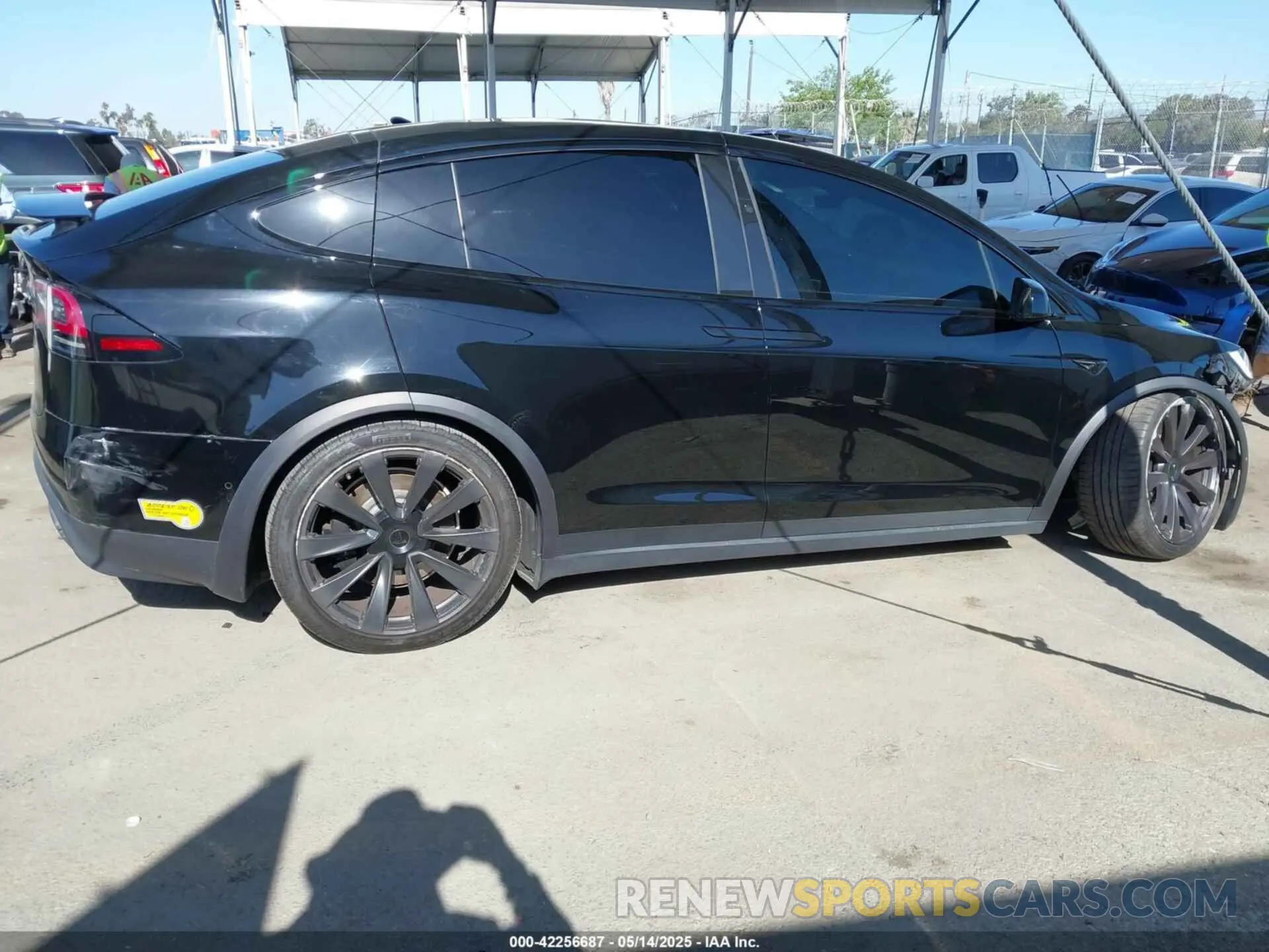 14 fotografías del automóvil dañado 7SAXCDE5XNF335585 TESLA MODEL X 2022