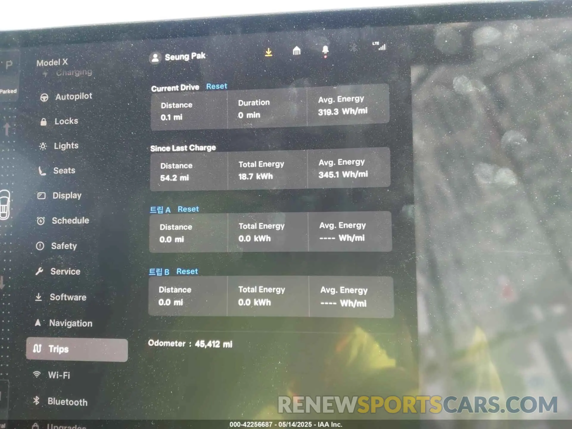 7 fotografías del automóvil dañado 7SAXCDE5XNF335585 TESLA MODEL X 2022