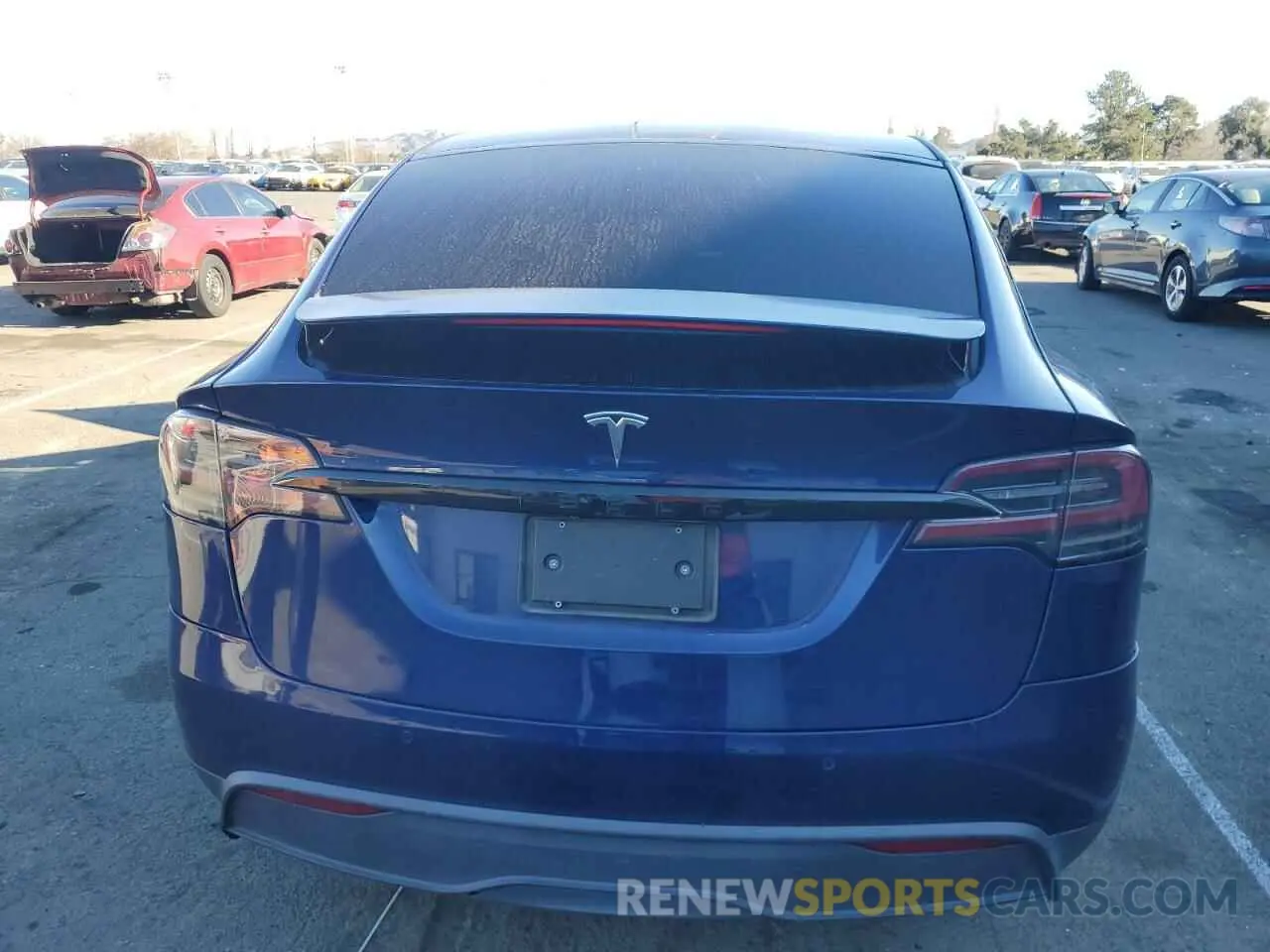 6 fotografías del automóvil dañado 7SAXCDE5XNF336073 TESLA MODEL X 2022