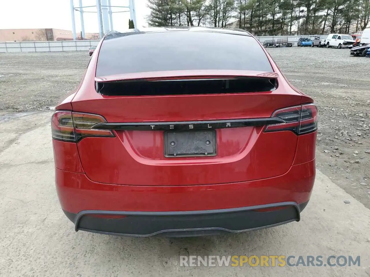 6 fotografías del automóvil dañado 7SAXCAE51PF390573 TESLA MODEL X 2023