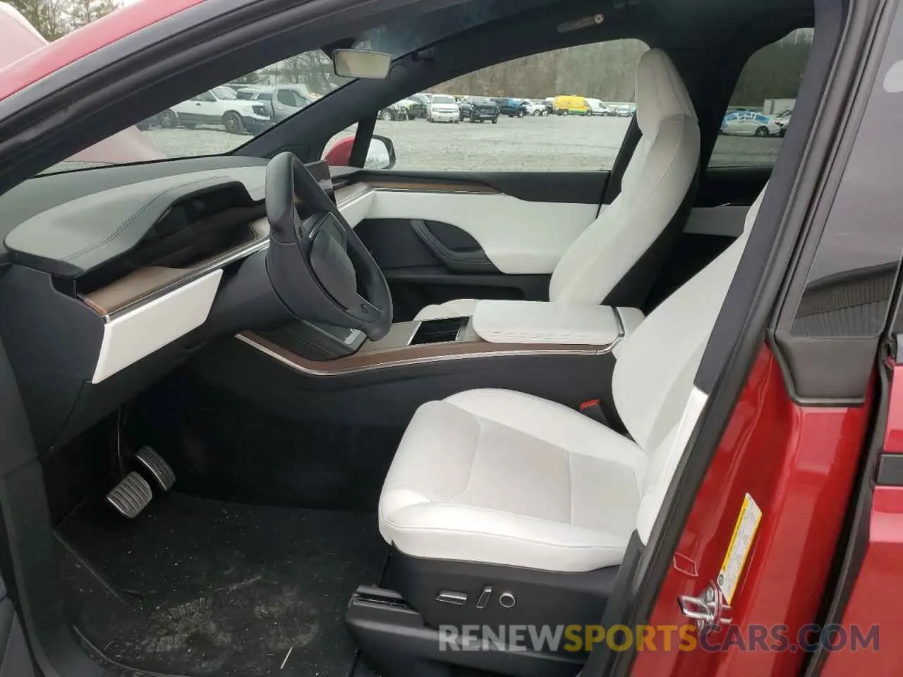 7 fotografías del automóvil dañado 7SAXCAE51PF390573 TESLA MODEL X 2023