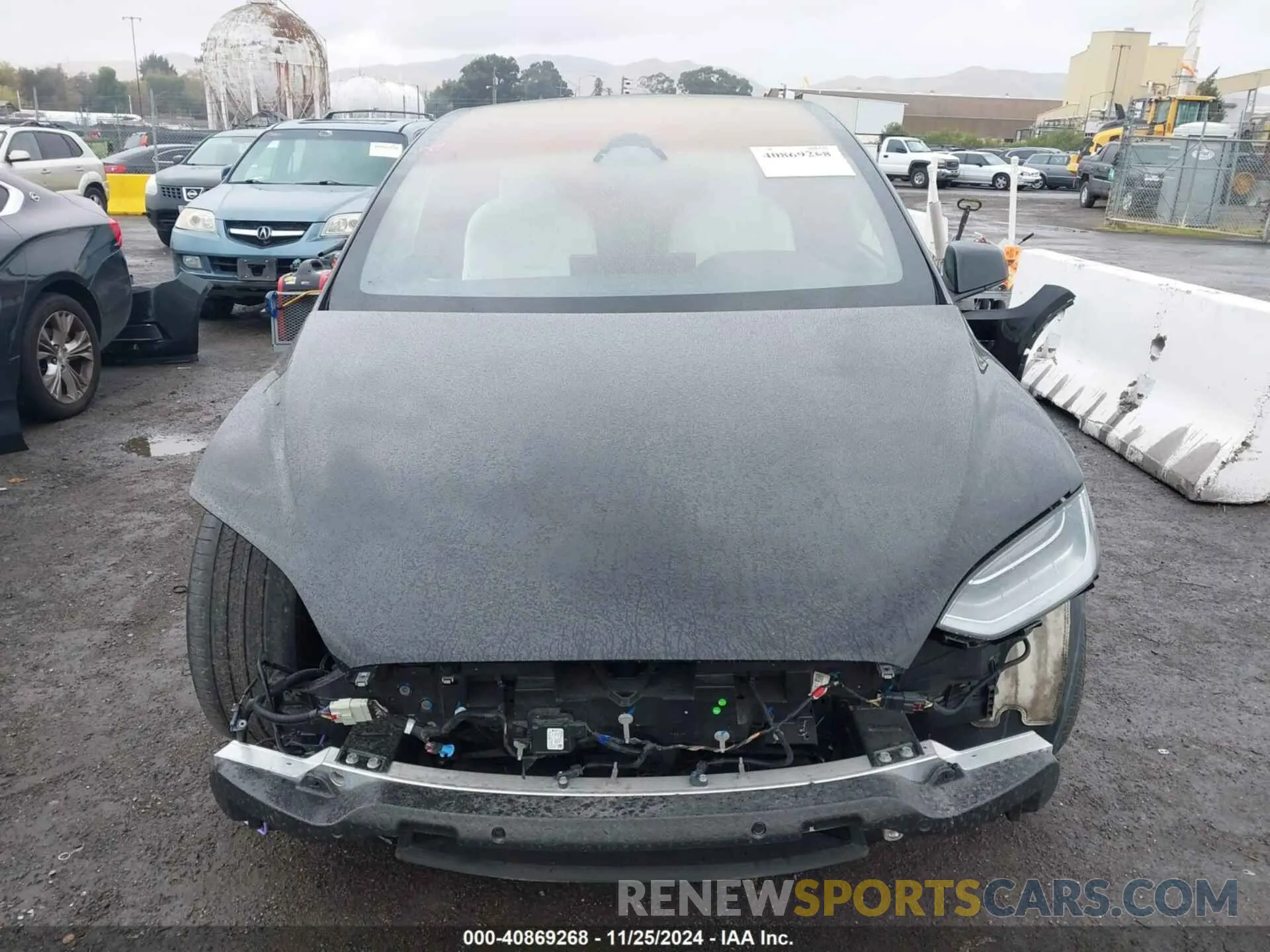 13 fotografías del automóvil dañado 7SAXCAE52PF365066 TESLA MODEL X 2023