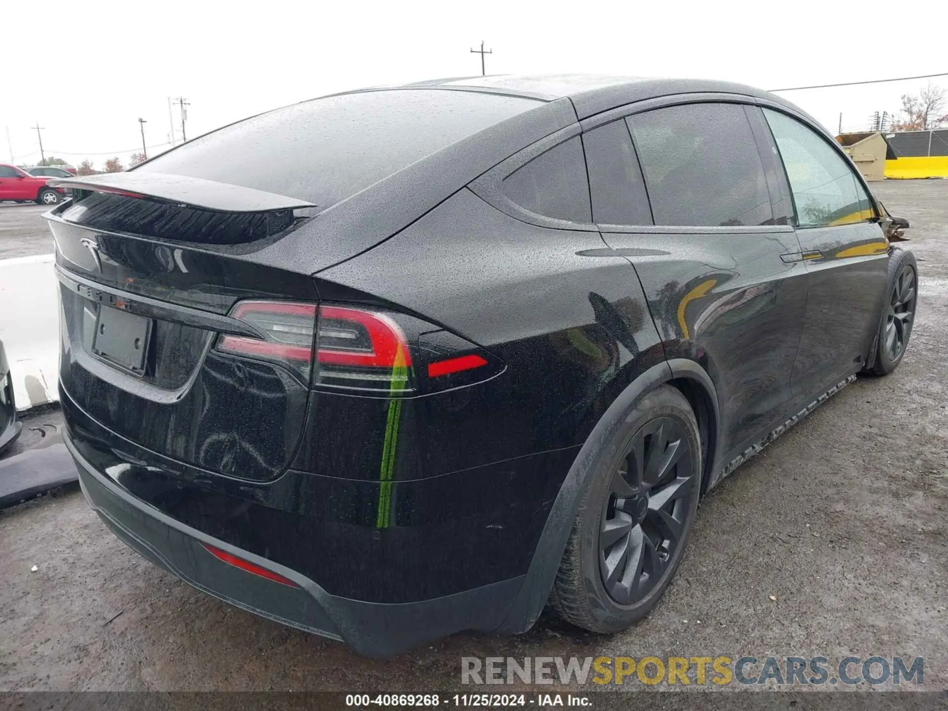 4 fotografías del automóvil dañado 7SAXCAE52PF365066 TESLA MODEL X 2023