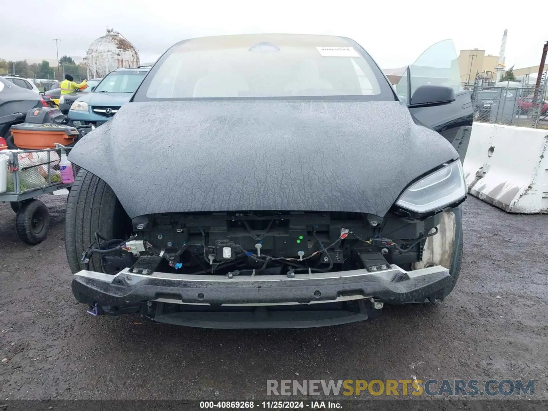 6 fotografías del automóvil dañado 7SAXCAE52PF365066 TESLA MODEL X 2023