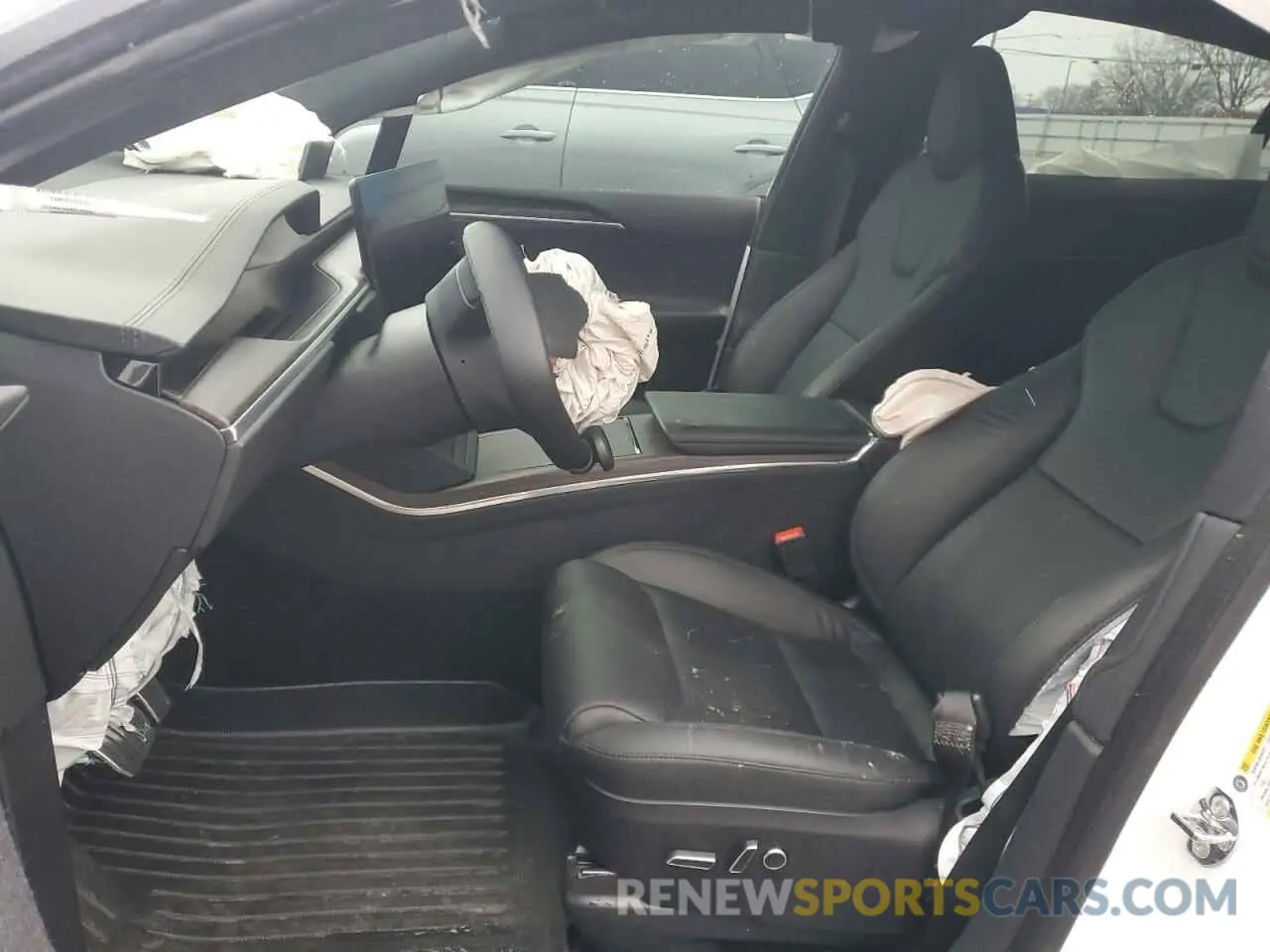 7 fotografías del automóvil dañado 7SAXCAE54PF377056 TESLA MODEL X 2023