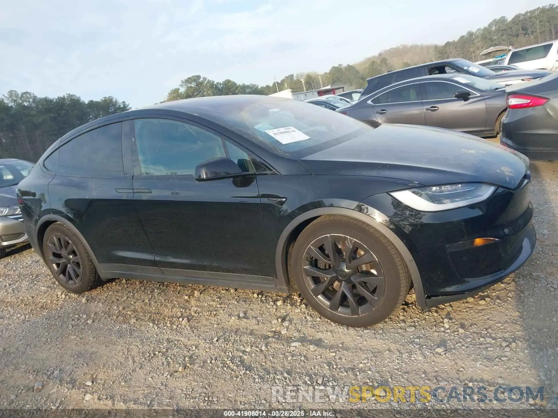 13 fotografías del automóvil dañado 7SAXCAE55PF376224 TESLA MODEL X 2023