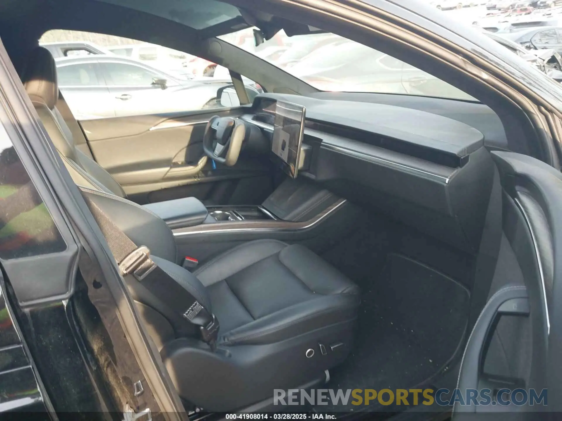 5 fotografías del automóvil dañado 7SAXCAE55PF376224 TESLA MODEL X 2023