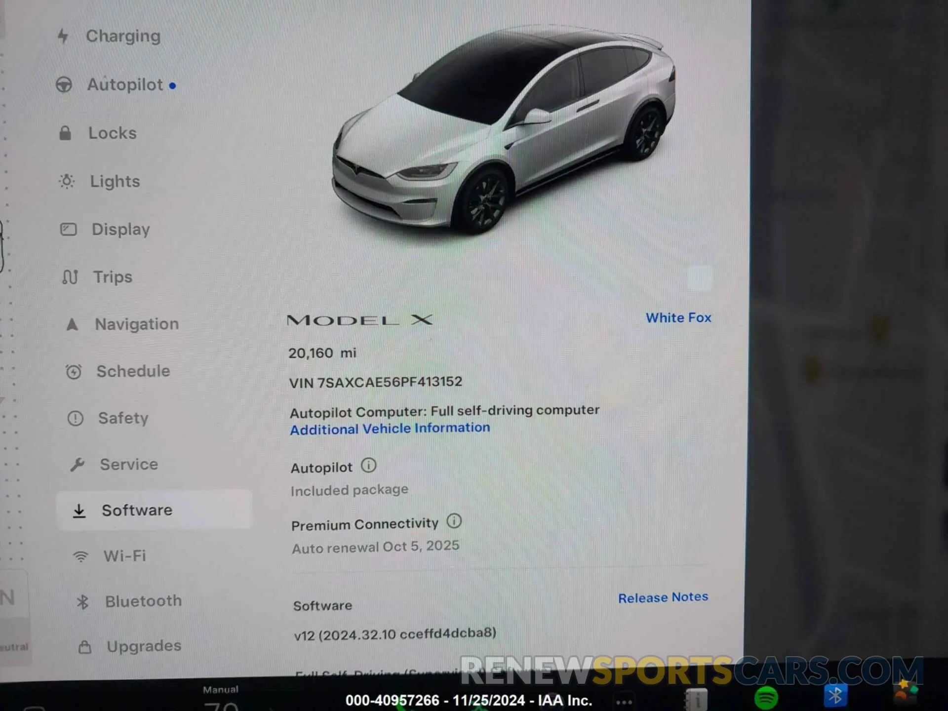 7 fotografías del automóvil dañado 7SAXCAE56PF413152 TESLA MODEL X 2023