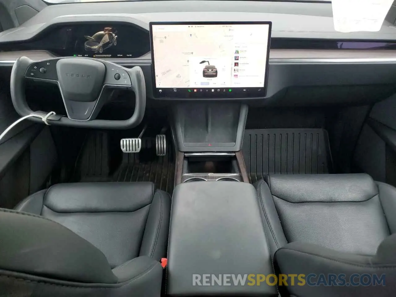 8 fotografías del automóvil dañado 7SAXCAE58PF367923 TESLA MODEL X 2023
