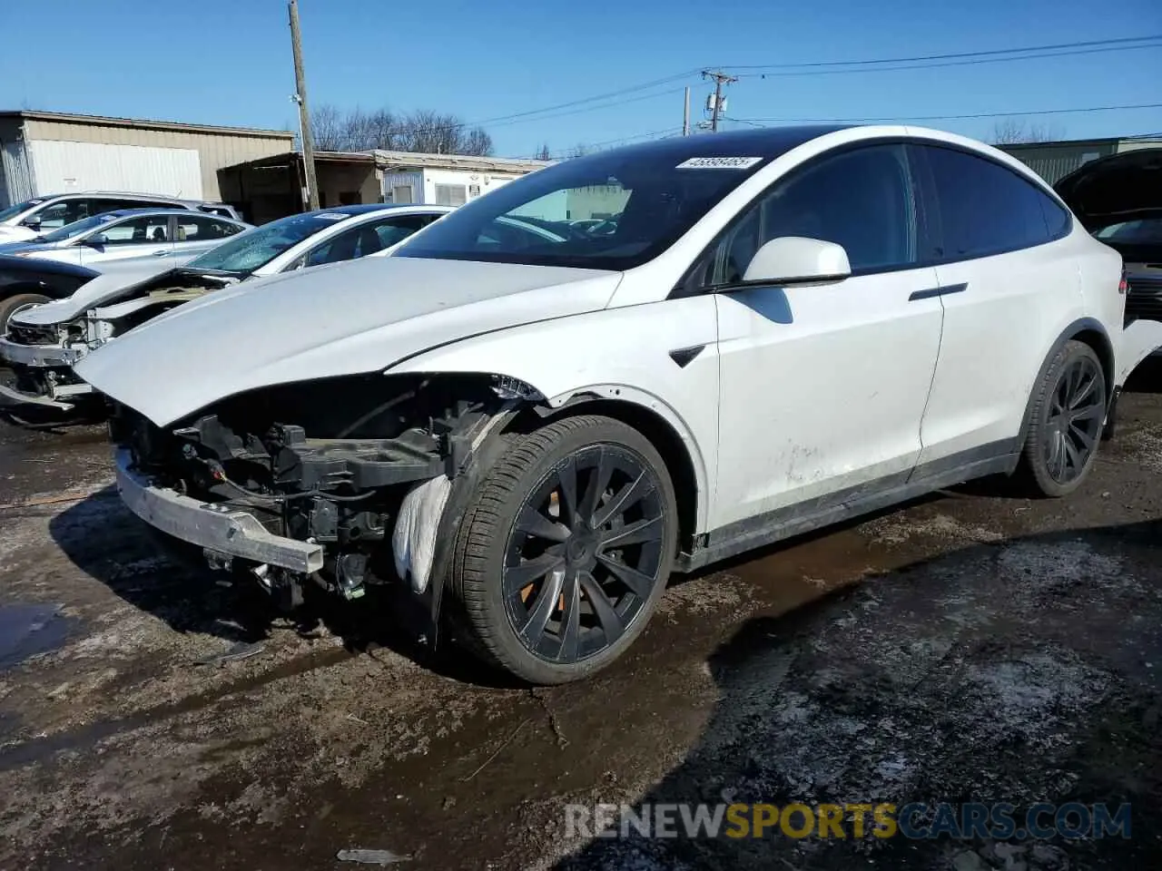 1 fotografías del automóvil dañado 7SAXCAE58PF377254 TESLA MODEL X 2023