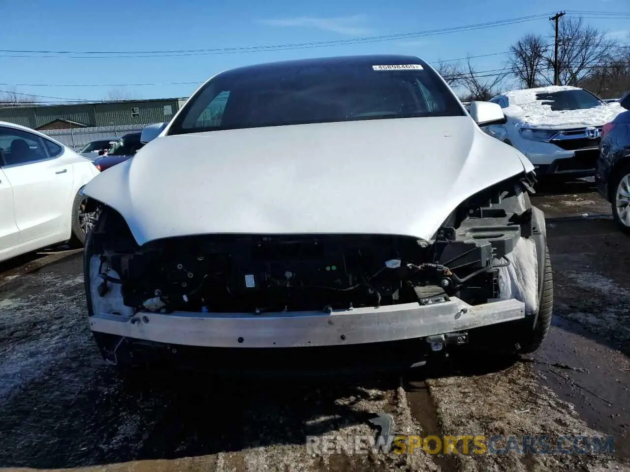 5 fotografías del automóvil dañado 7SAXCAE58PF377254 TESLA MODEL X 2023