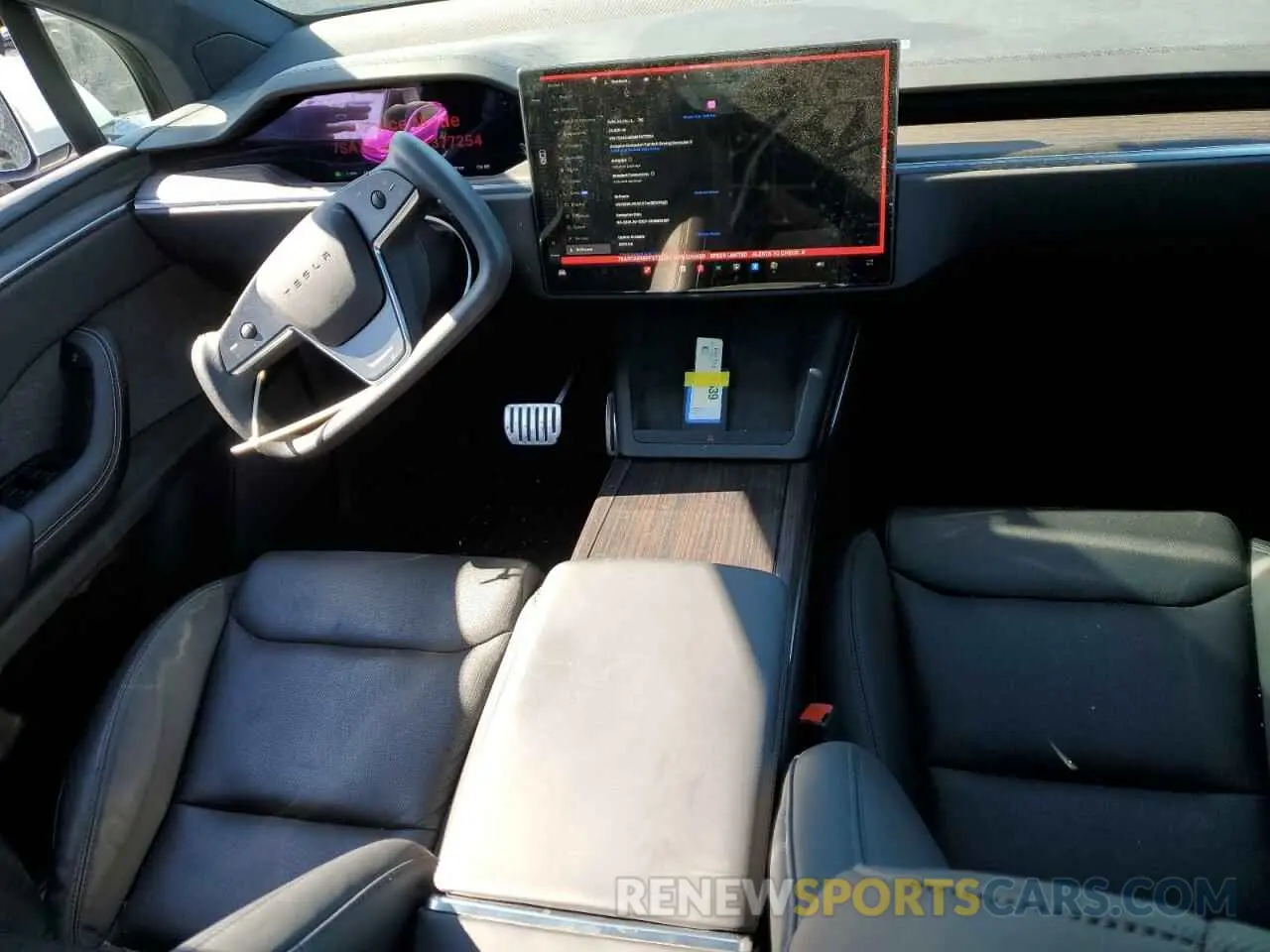 8 fotografías del automóvil dañado 7SAXCAE58PF377254 TESLA MODEL X 2023