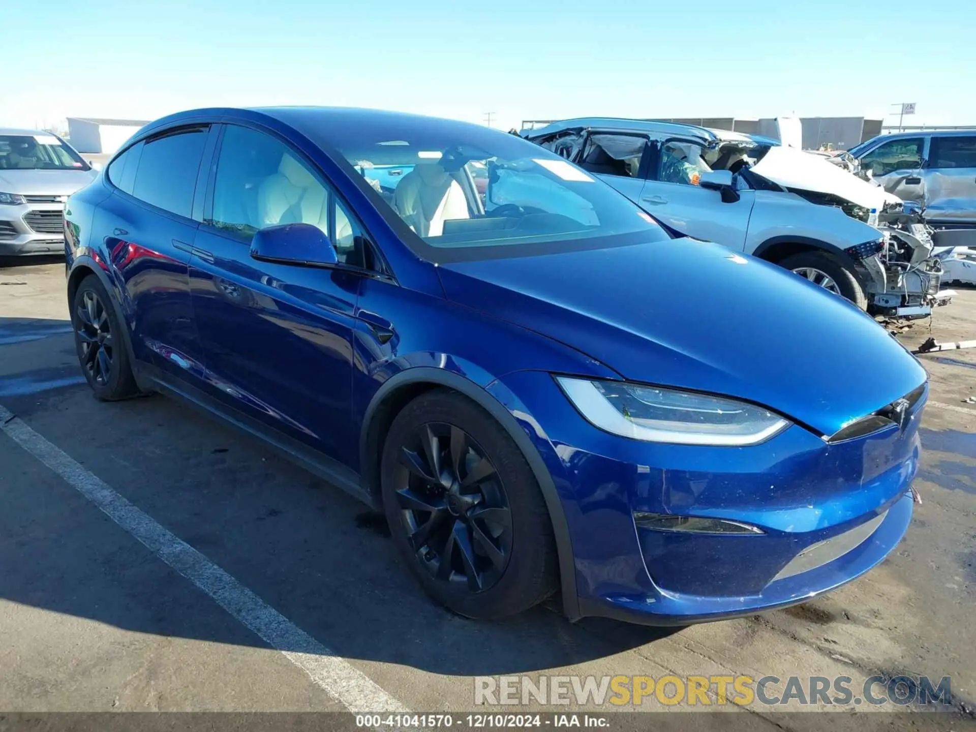 1 fotografías del automóvil dañado 7SAXCAE58PF395981 TESLA MODEL X 2023