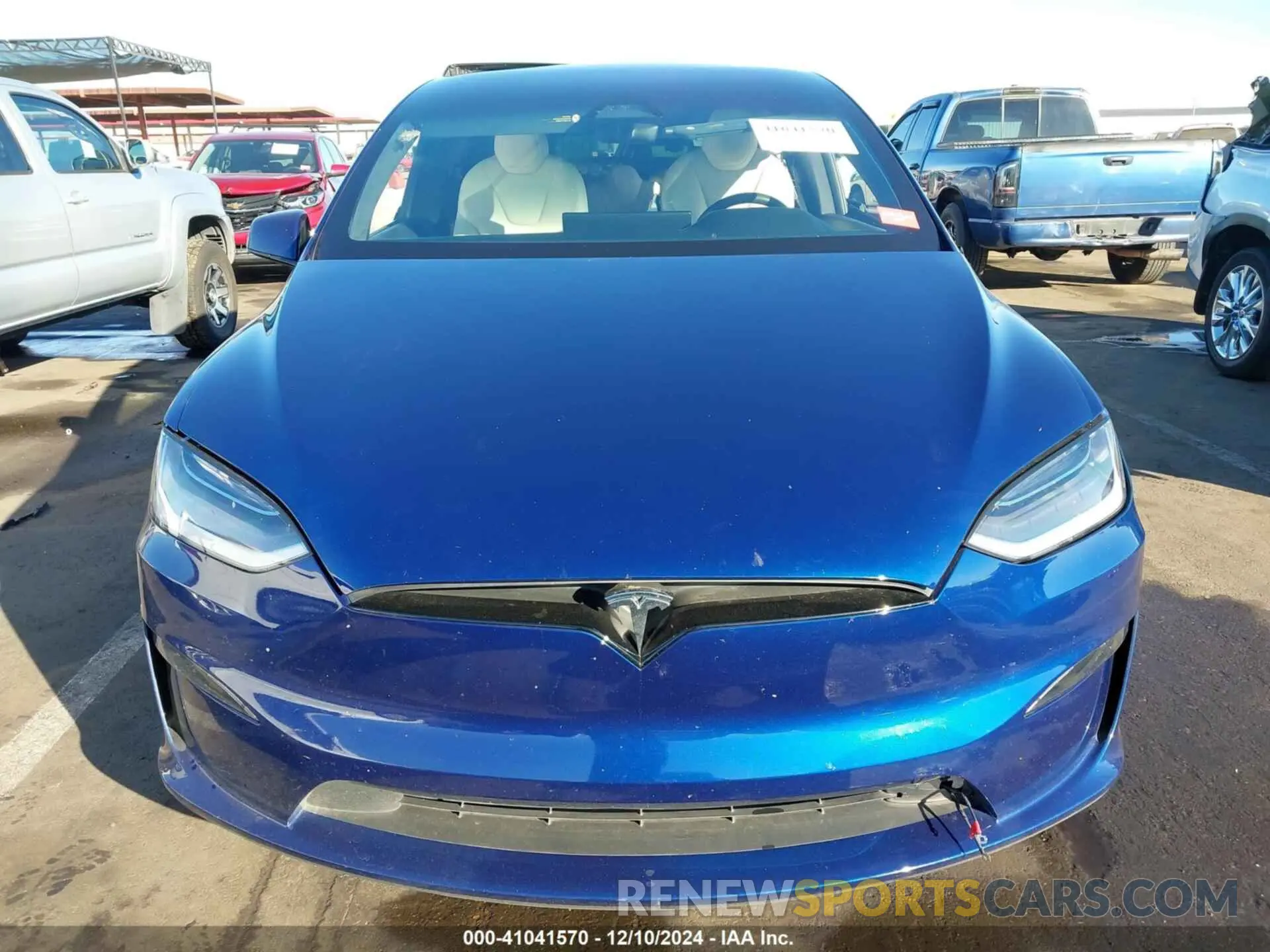 12 fotografías del automóvil dañado 7SAXCAE58PF395981 TESLA MODEL X 2023