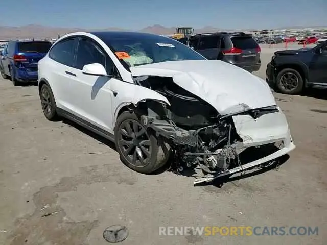 13 fotografías del automóvil dañado 7SAXCAE58PF428218 TESLA MODEL X 2023